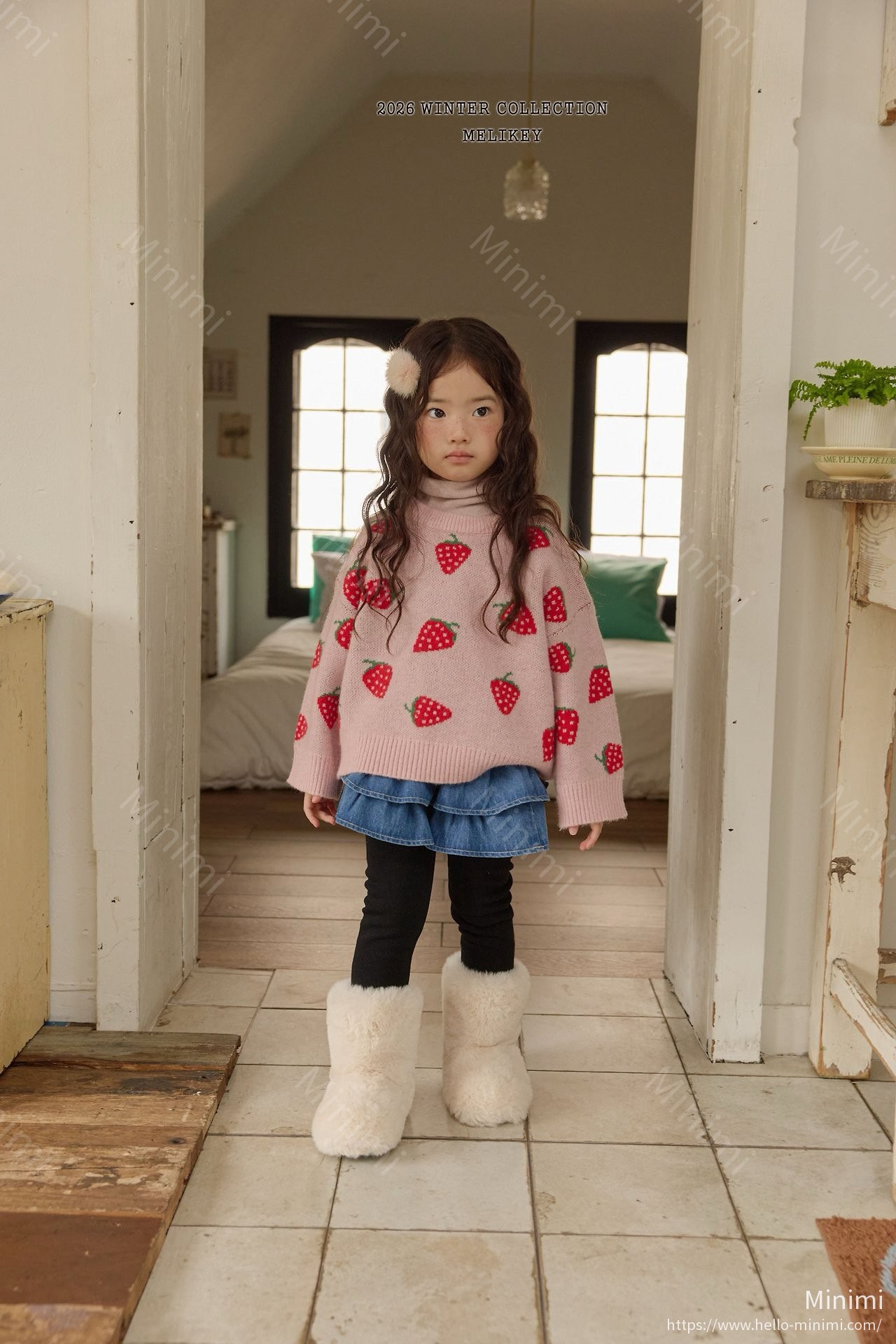 Melikey Denim Tiered Skirt 細節圖 3