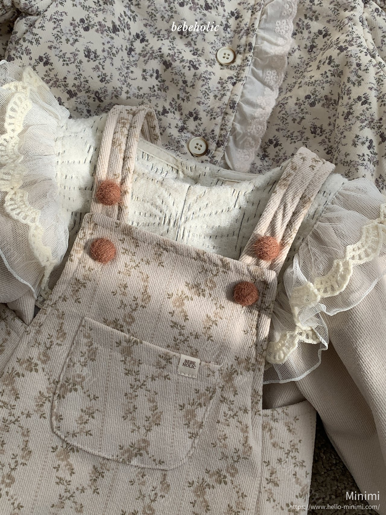 BEBEHOLIC Rolly Suspender Suit 細節圖 11