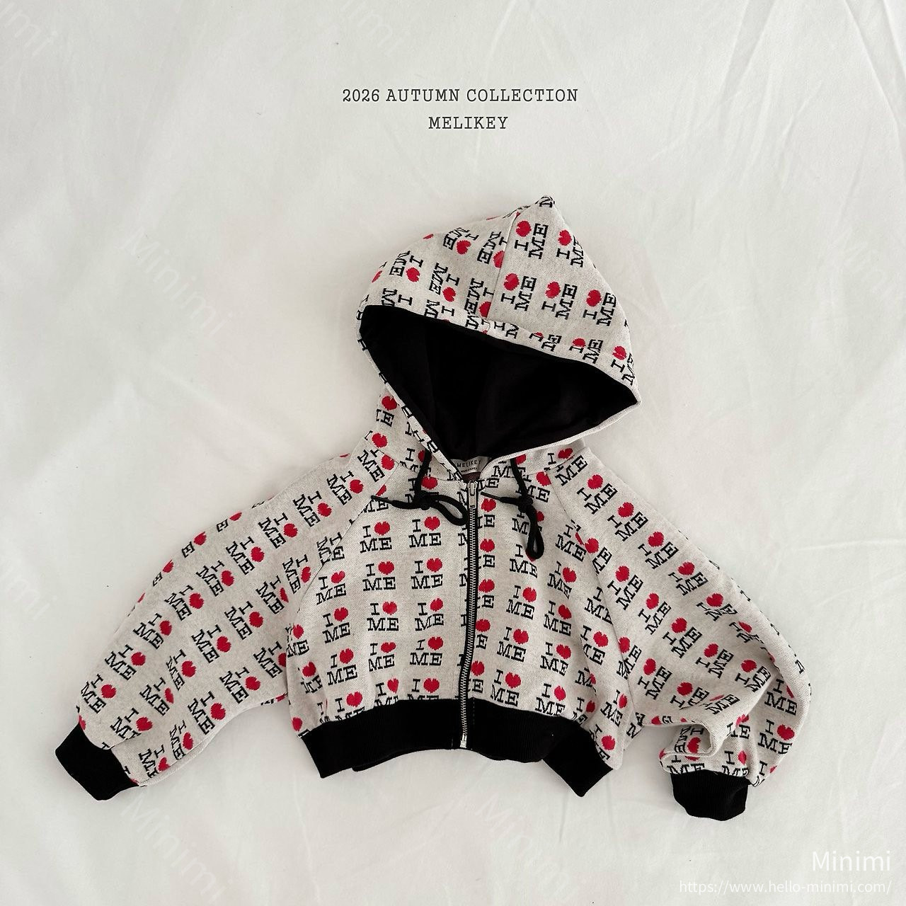 Melikey Love Me Hooded Zip-up 細節圖 3