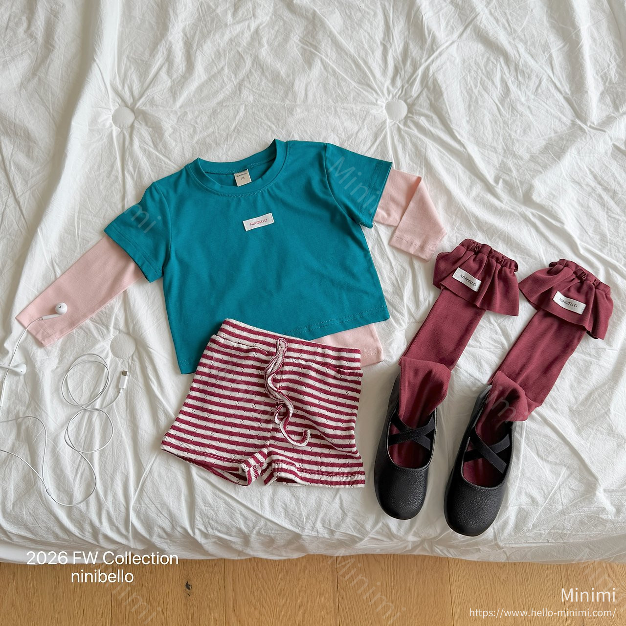 ninibello Layered T-shirt Set 細節圖 8