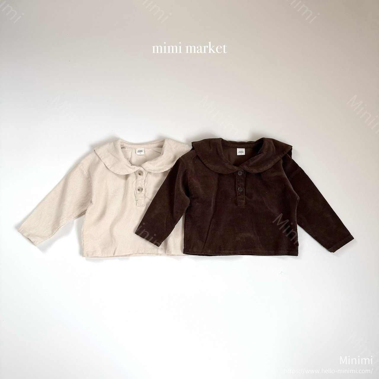 Corduroy Sailor Blouse