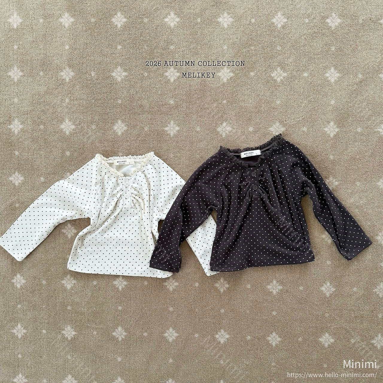Melikey Dot Shirring T-shirt 細節圖 6