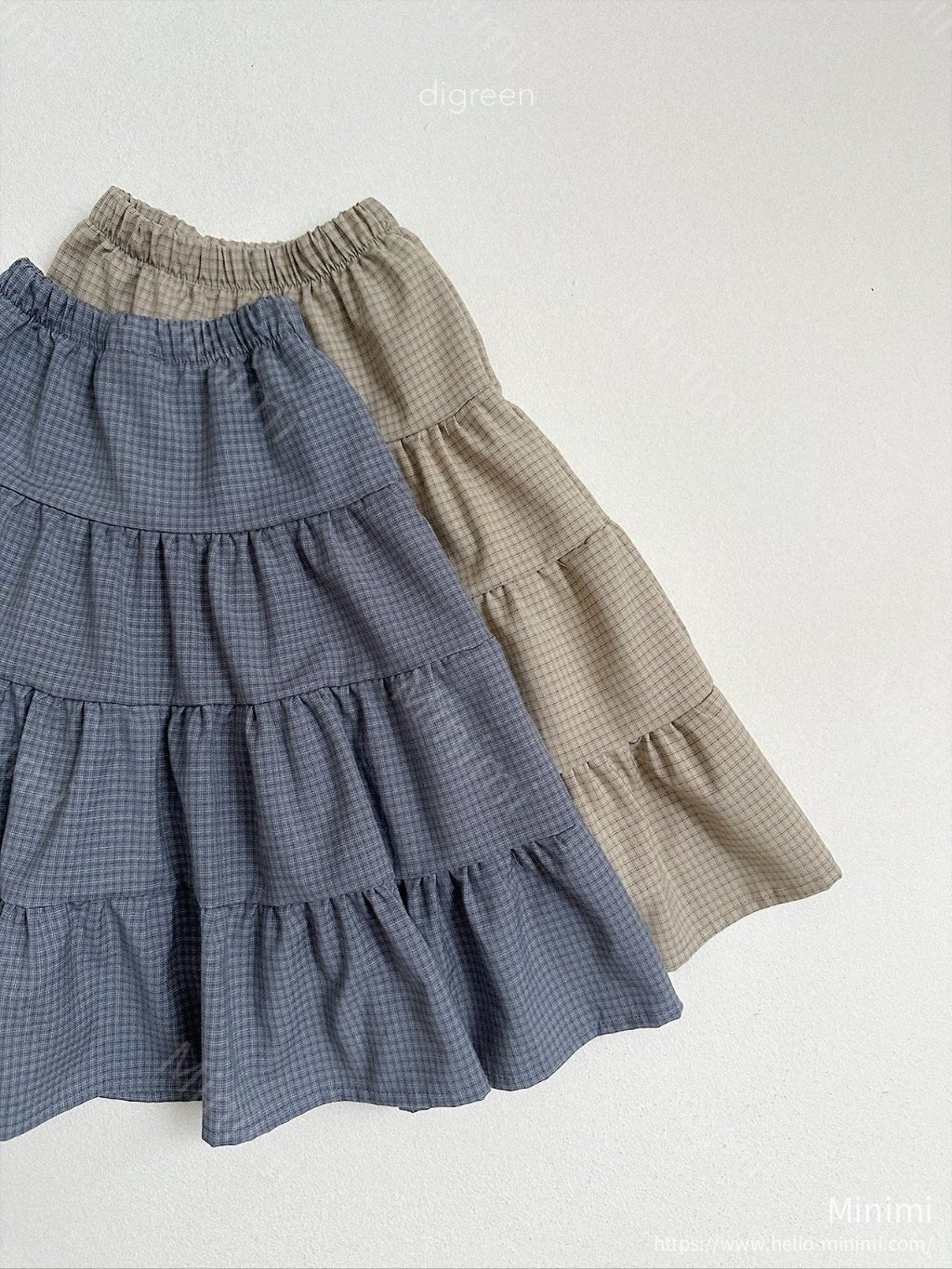 digreen Check Ruffle Skirt 細節圖 5