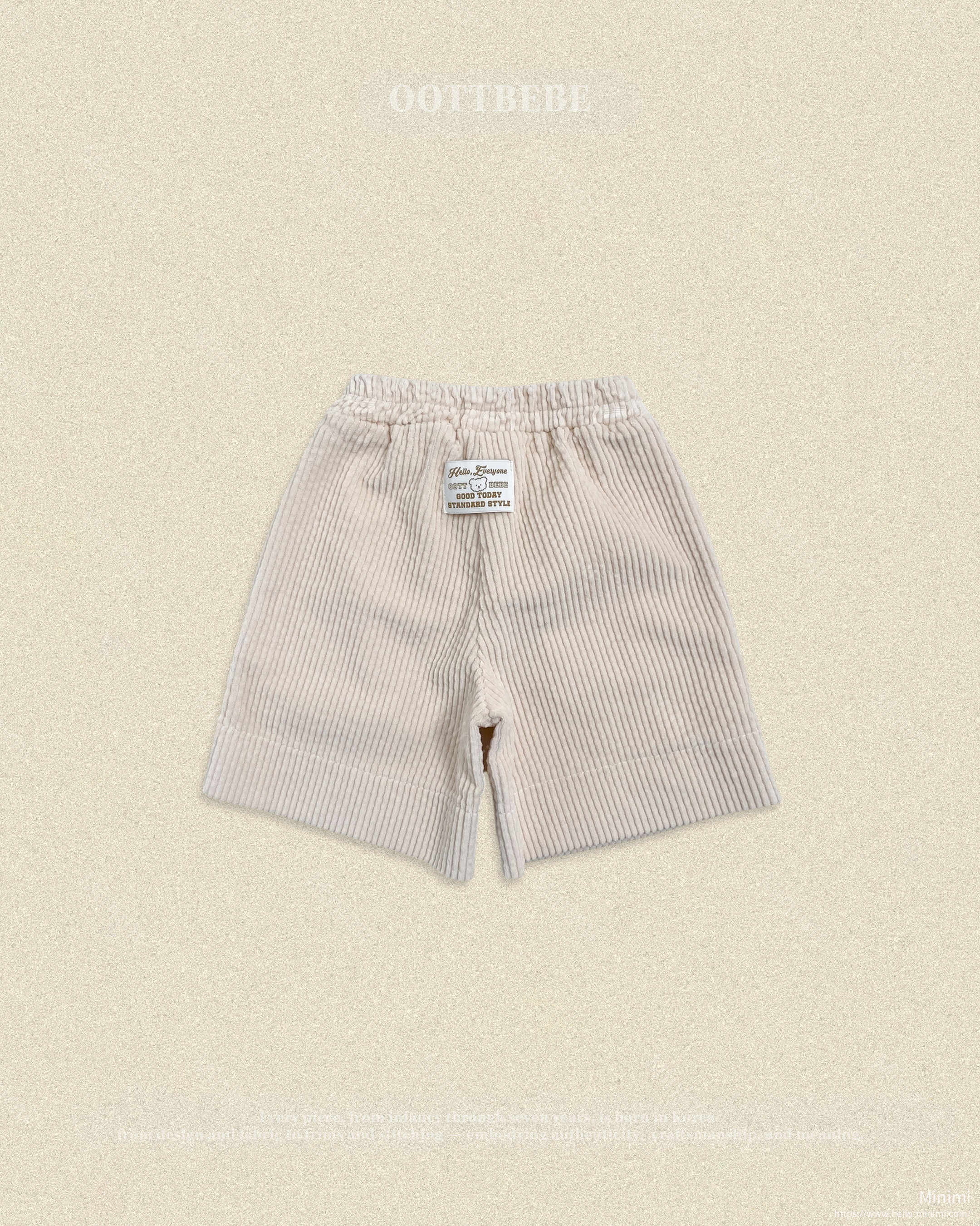 oott bebe Big Corduroy Pants (Knee-length) 細節圖 10