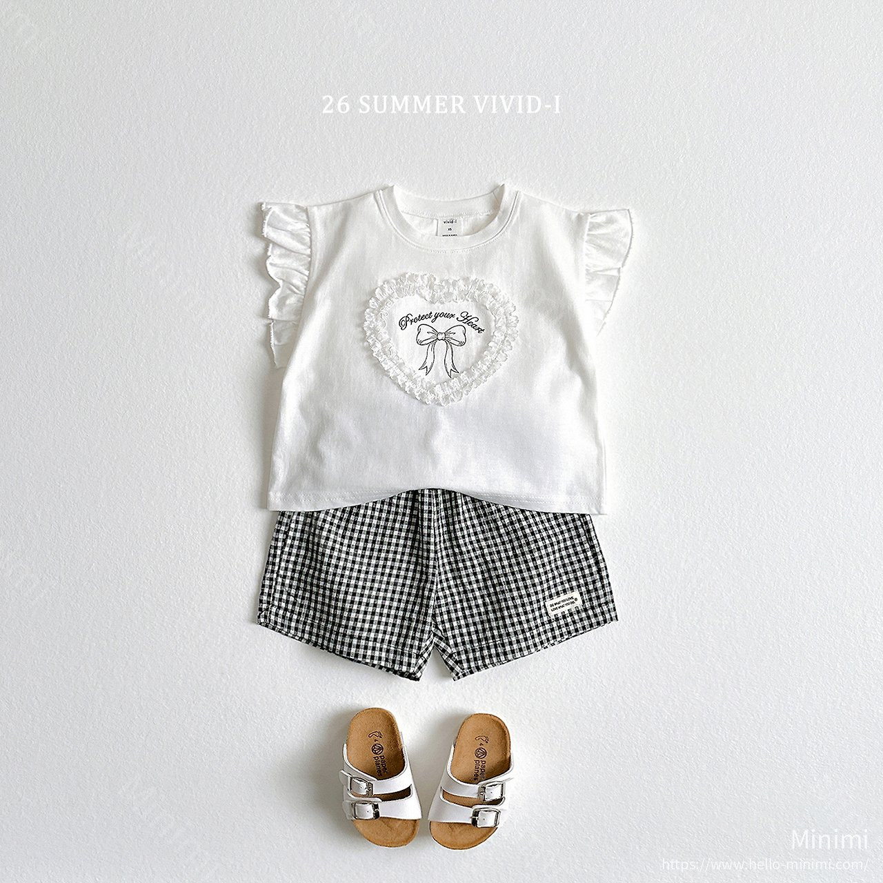 VIVID-I Lace Heart Ruffle T-Shirt 細節圖 7