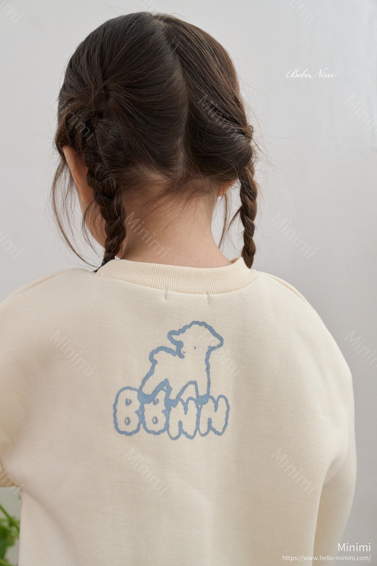 bebe nine Mona Brushed-Lining Sweatshirt 細節圖 8