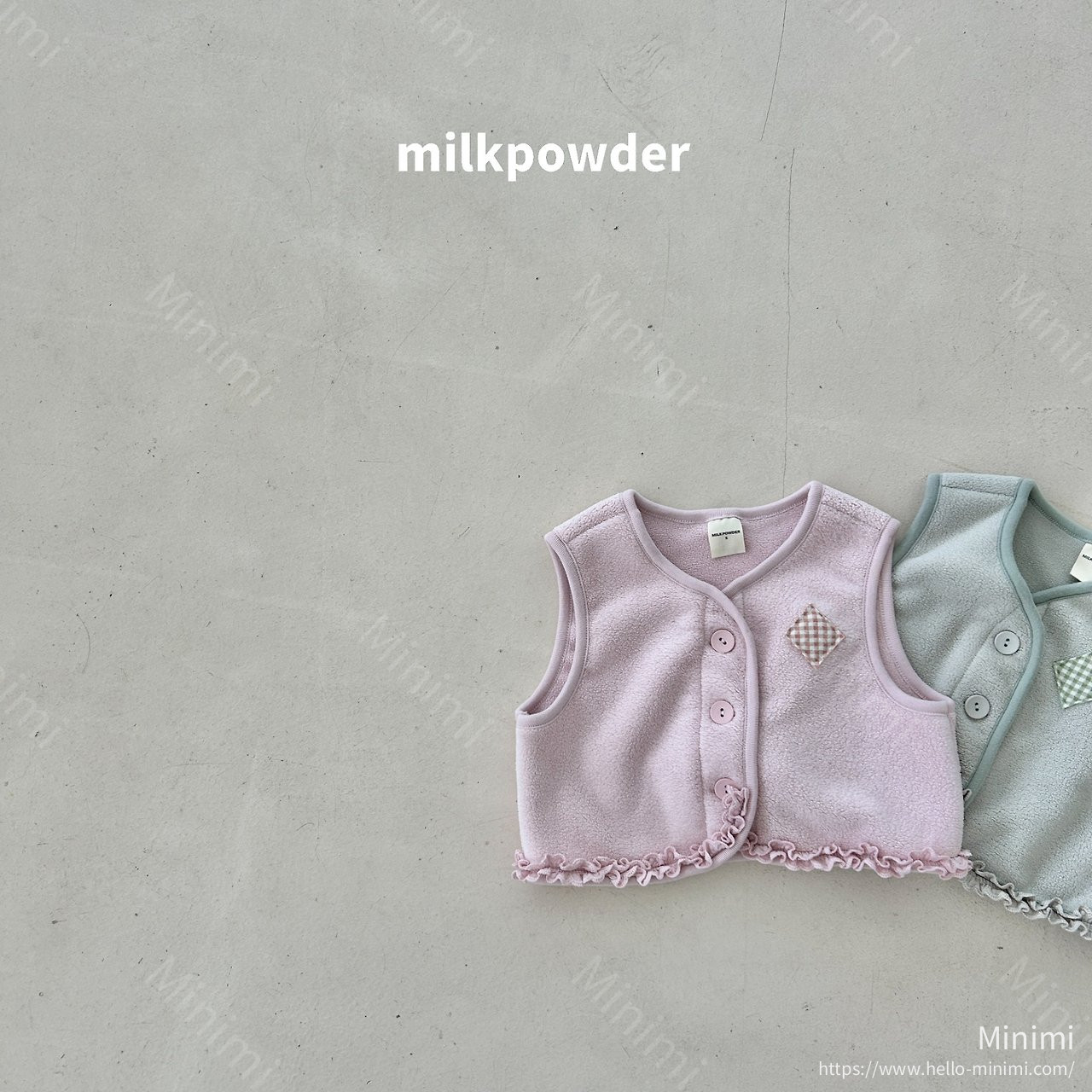 milkpowder Fogny Fleece Vest 細節圖 2