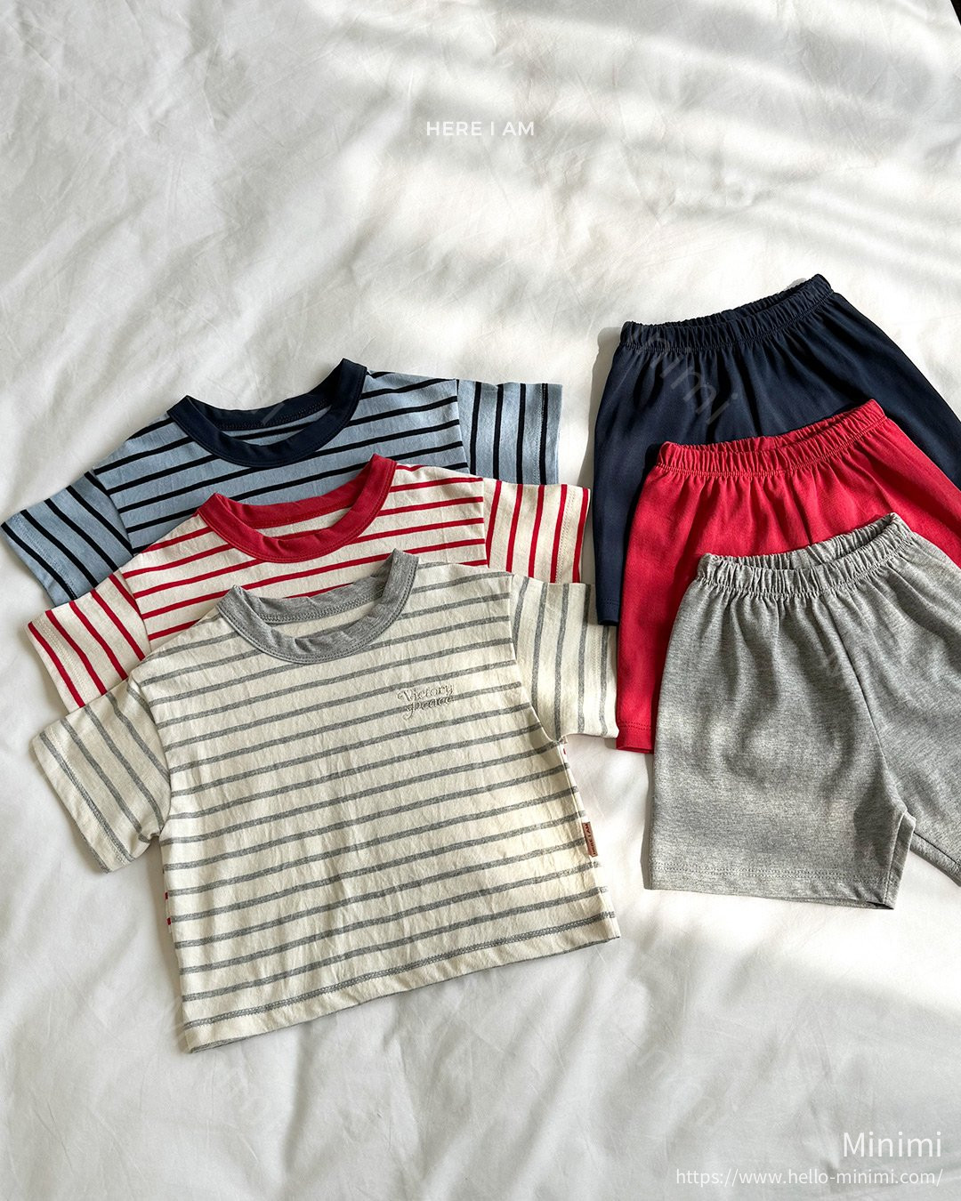 HERE I AM Sports Day Stripe Set 細節圖 1