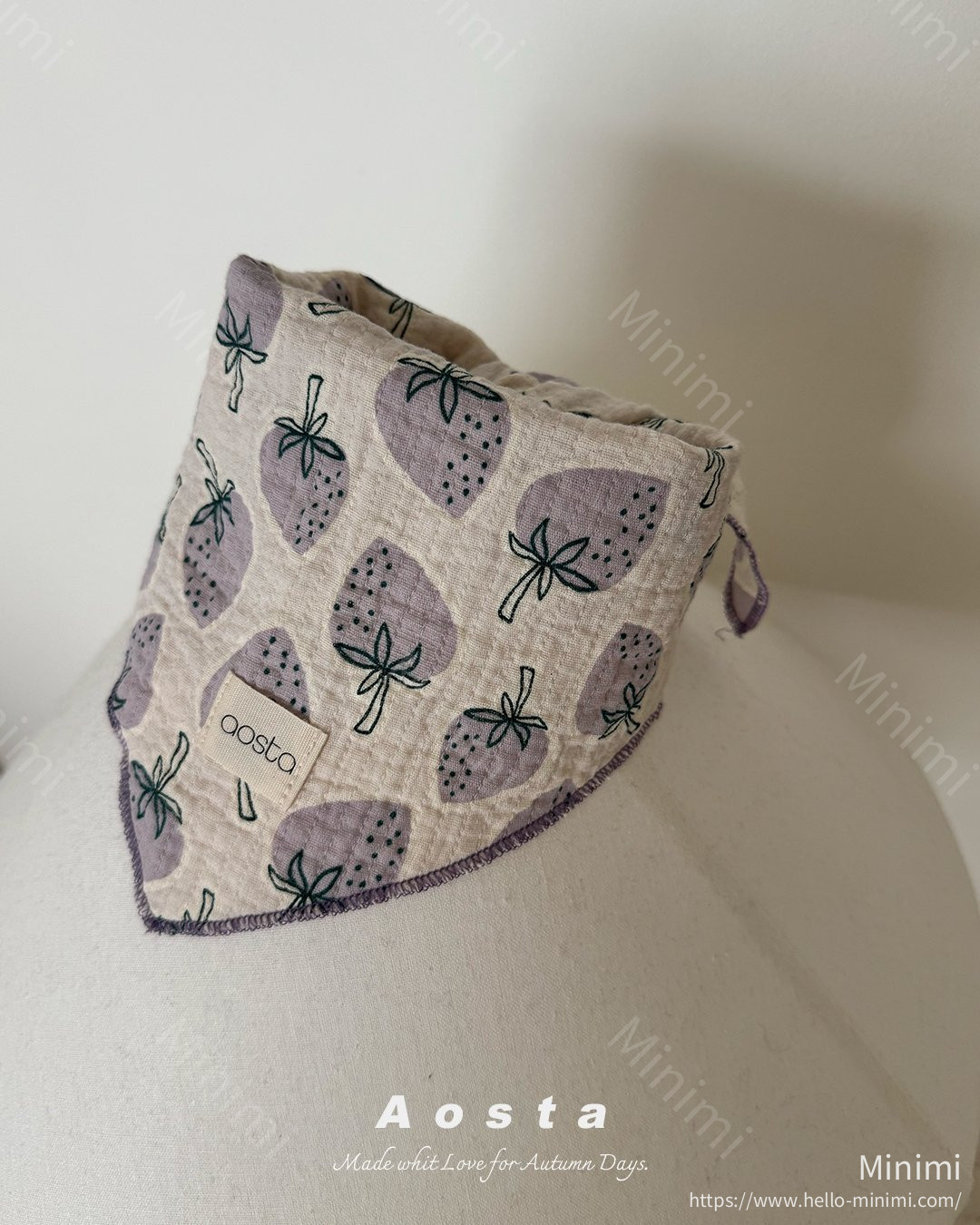 Aosta atelier Strawberry Scarf 細節圖 15