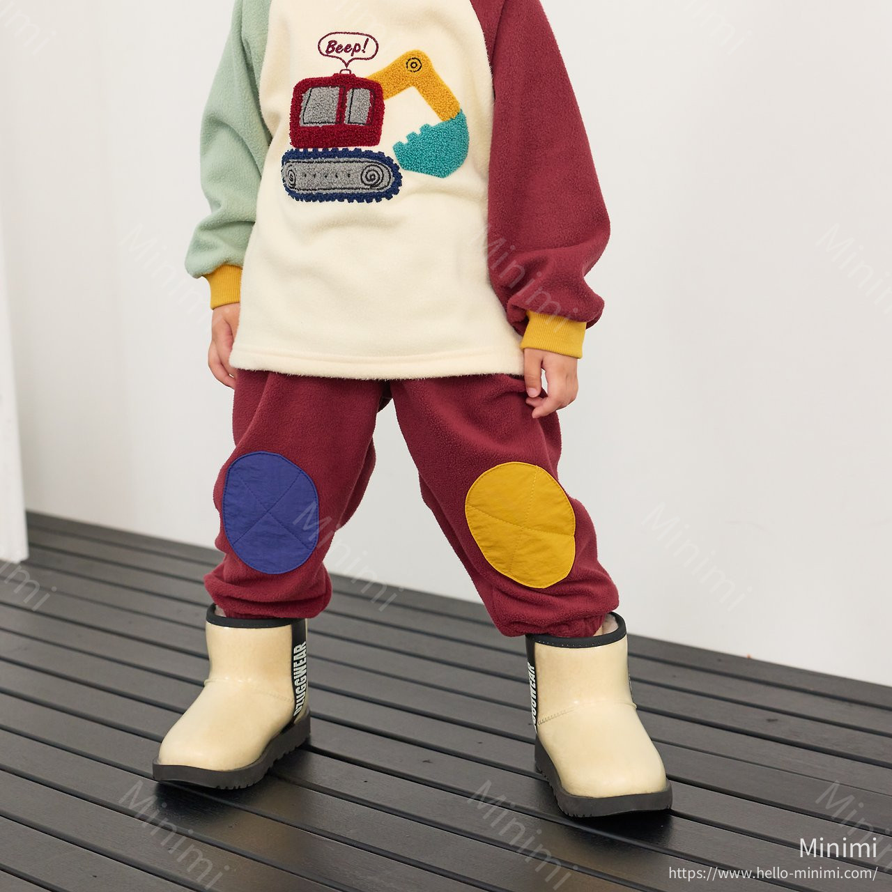 1st BLUE Bread Colorblock Pants 細節圖 9