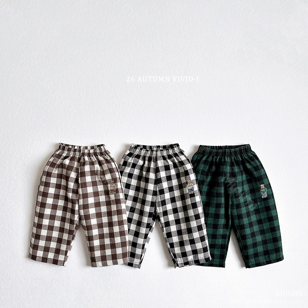VIVID-I Vivi Bear Check Pants 細節圖 1