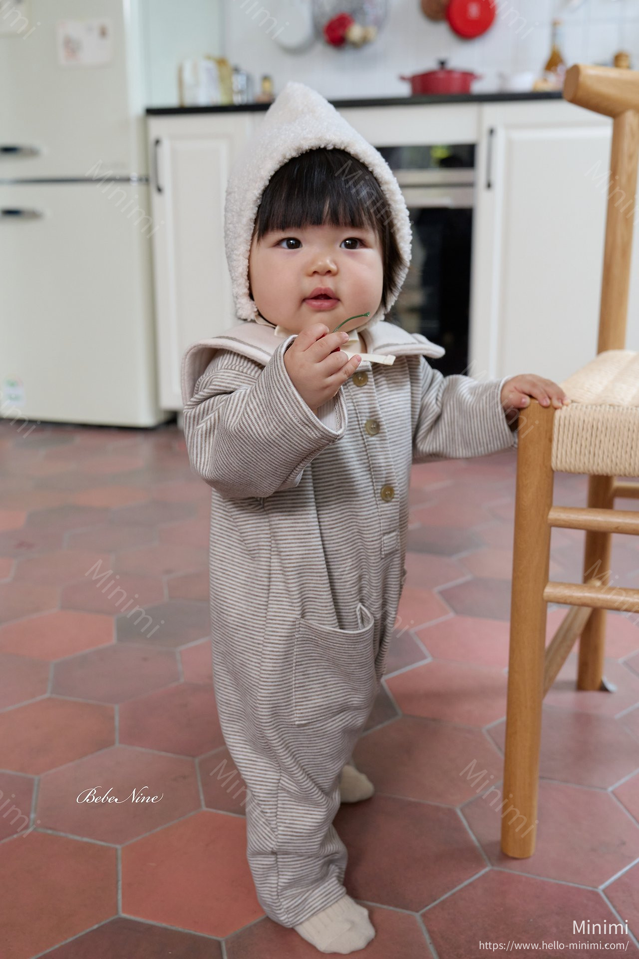 bebe nine Striped Sailor Romper 細節圖 7