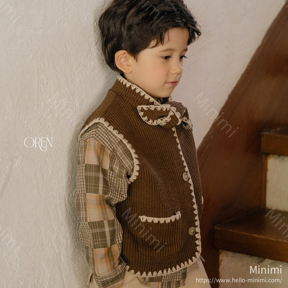 Oren Monet Mello Vest - 韓國童裝代購主圖