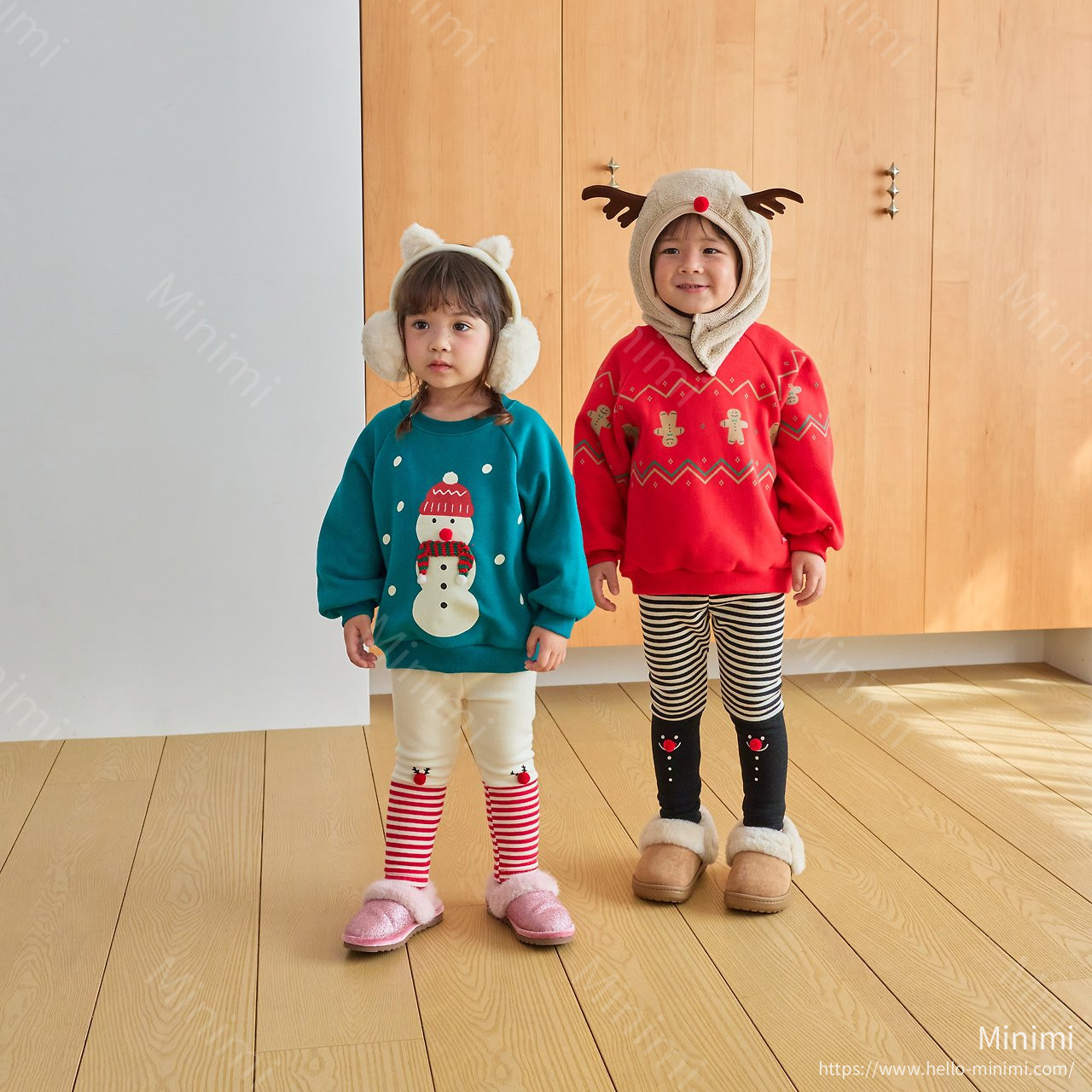 1st BLUE Christmas Rudolph Cookie Sweatshirt 細節圖 16