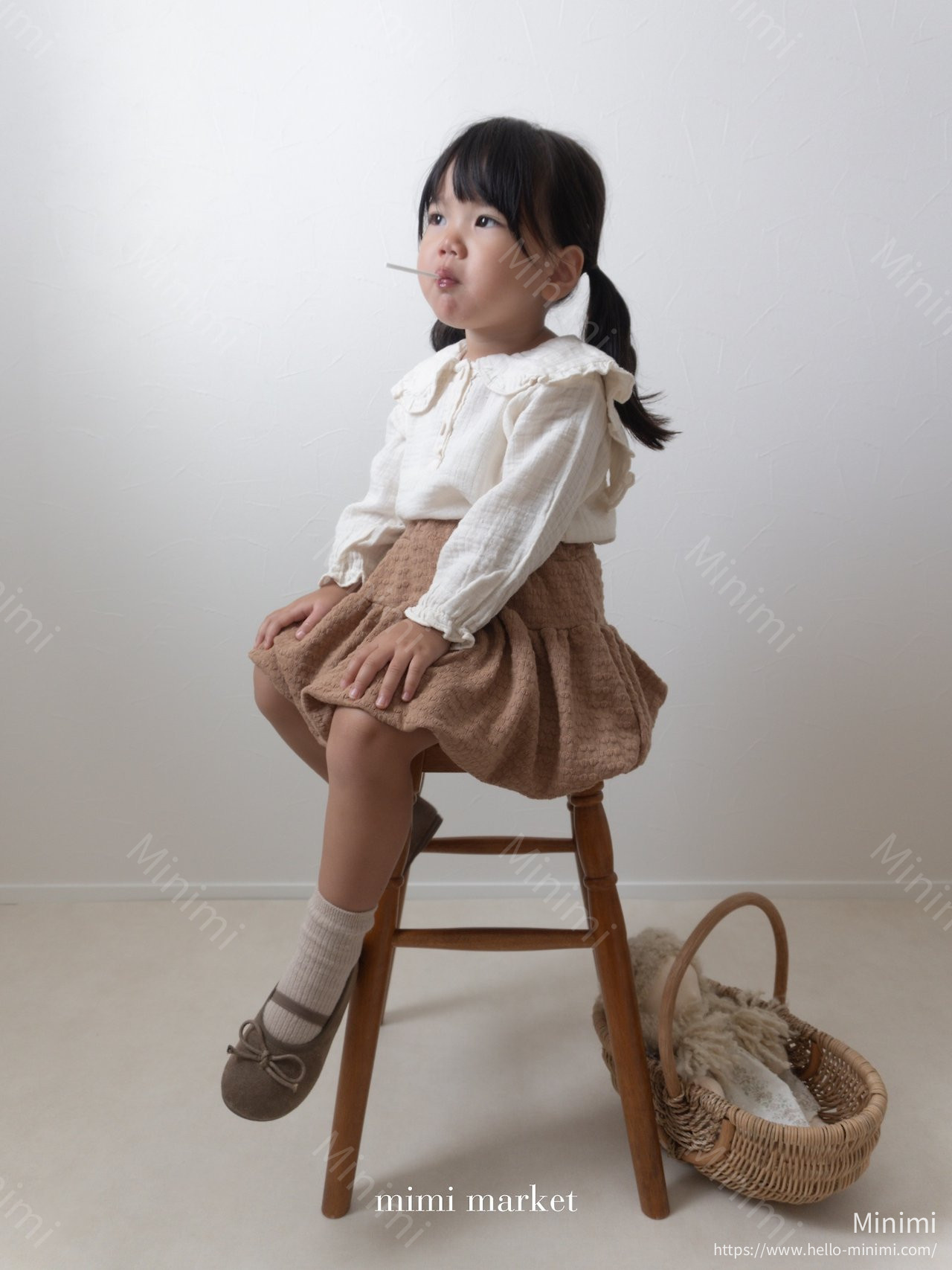 mimi-market Knit Balloon Skirt 細節圖 5