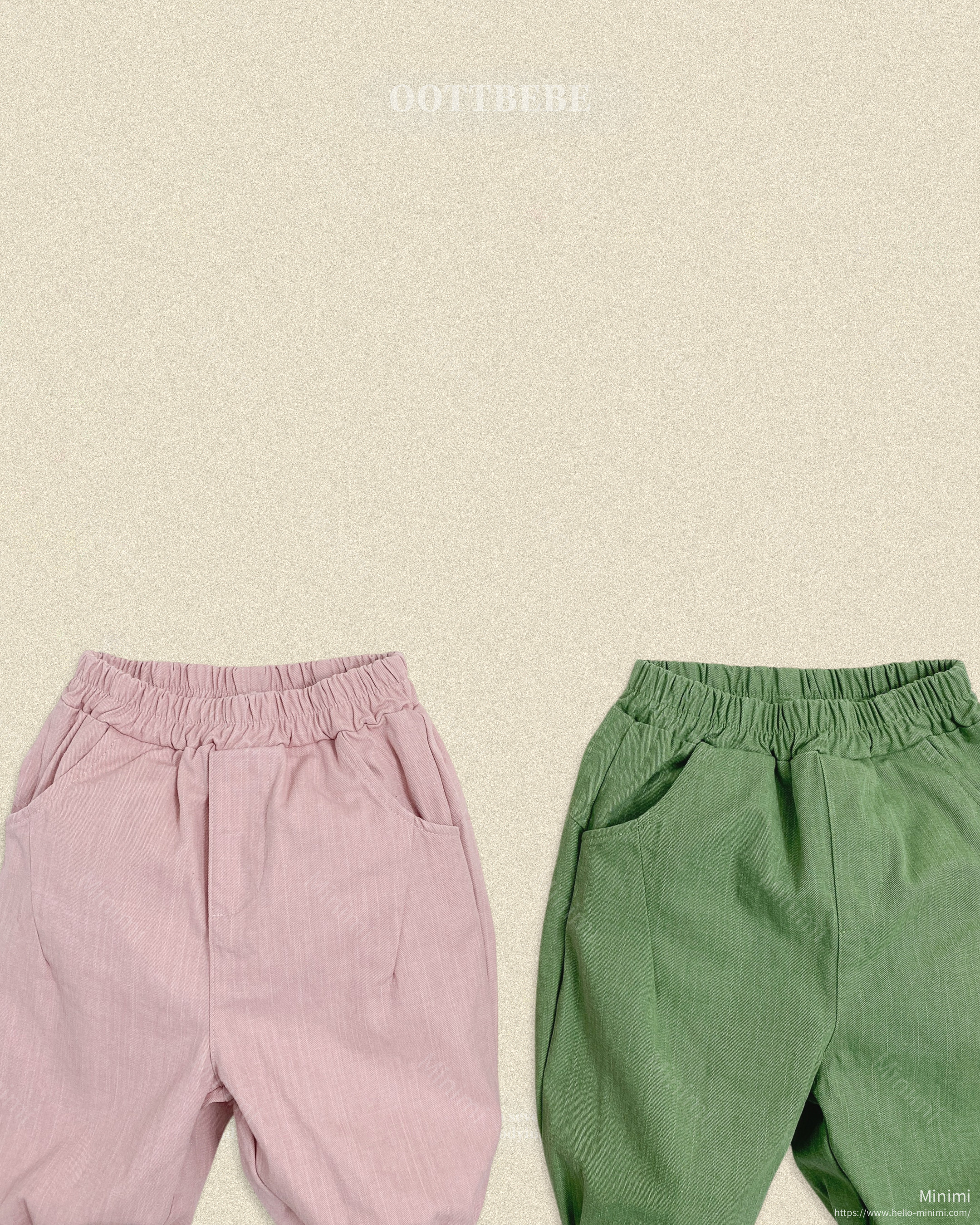 oott bebe Hip Slub Pants 細節圖 4