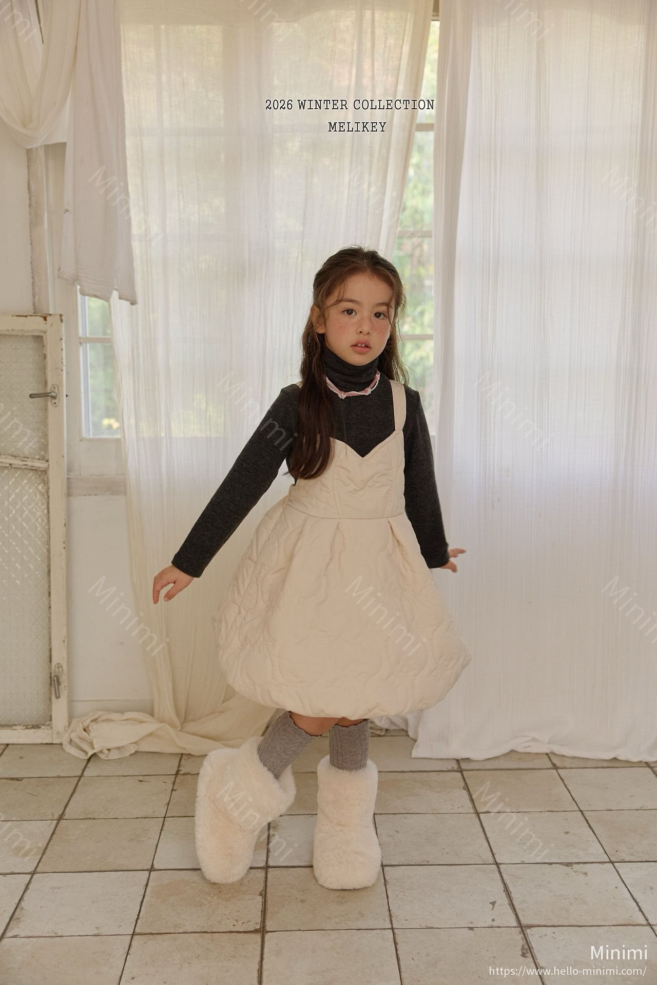 Melikey Quilting Dress 細節圖 1