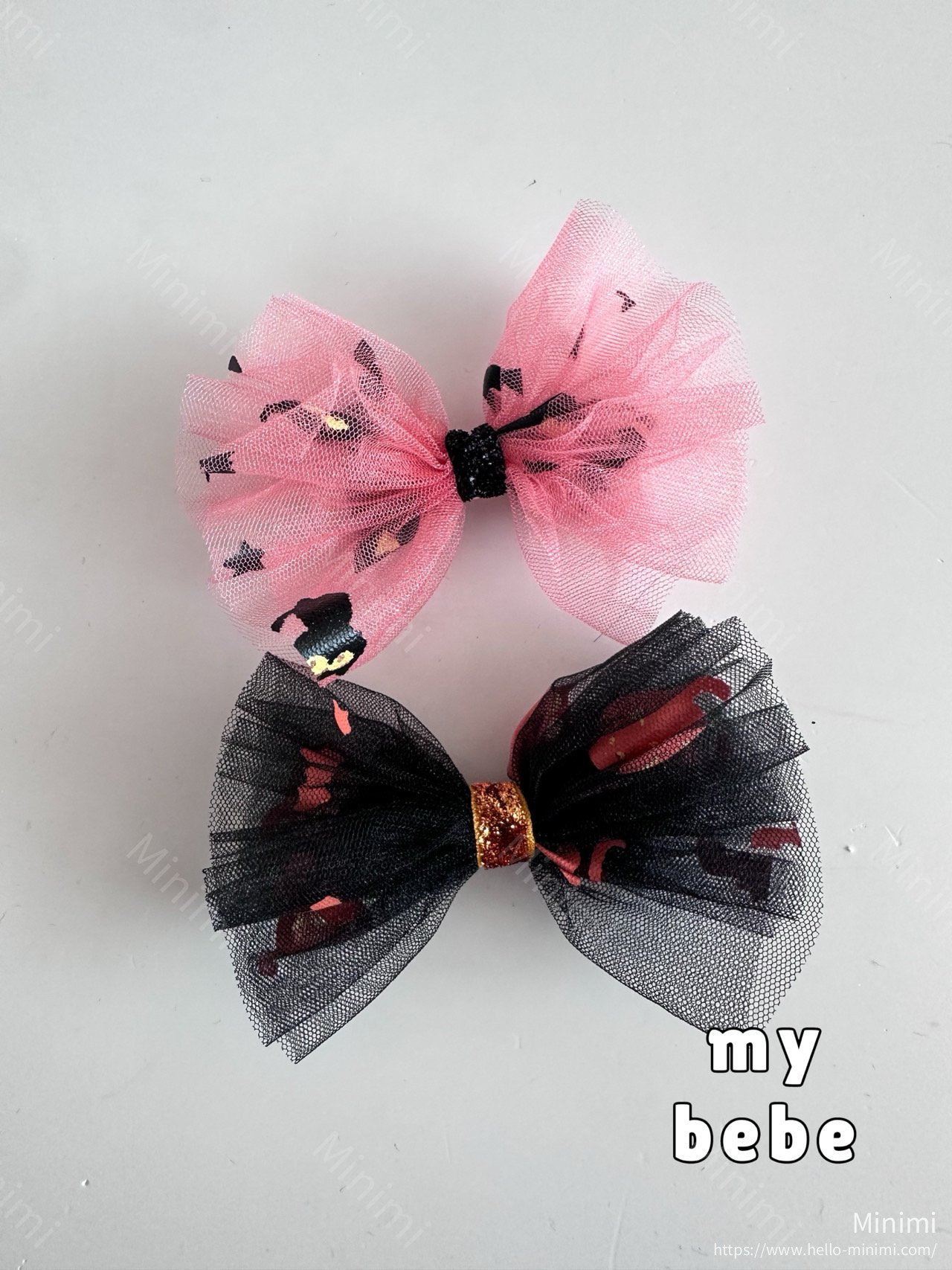 my_bébé Halloween Mesh Hairpin 細節圖 8