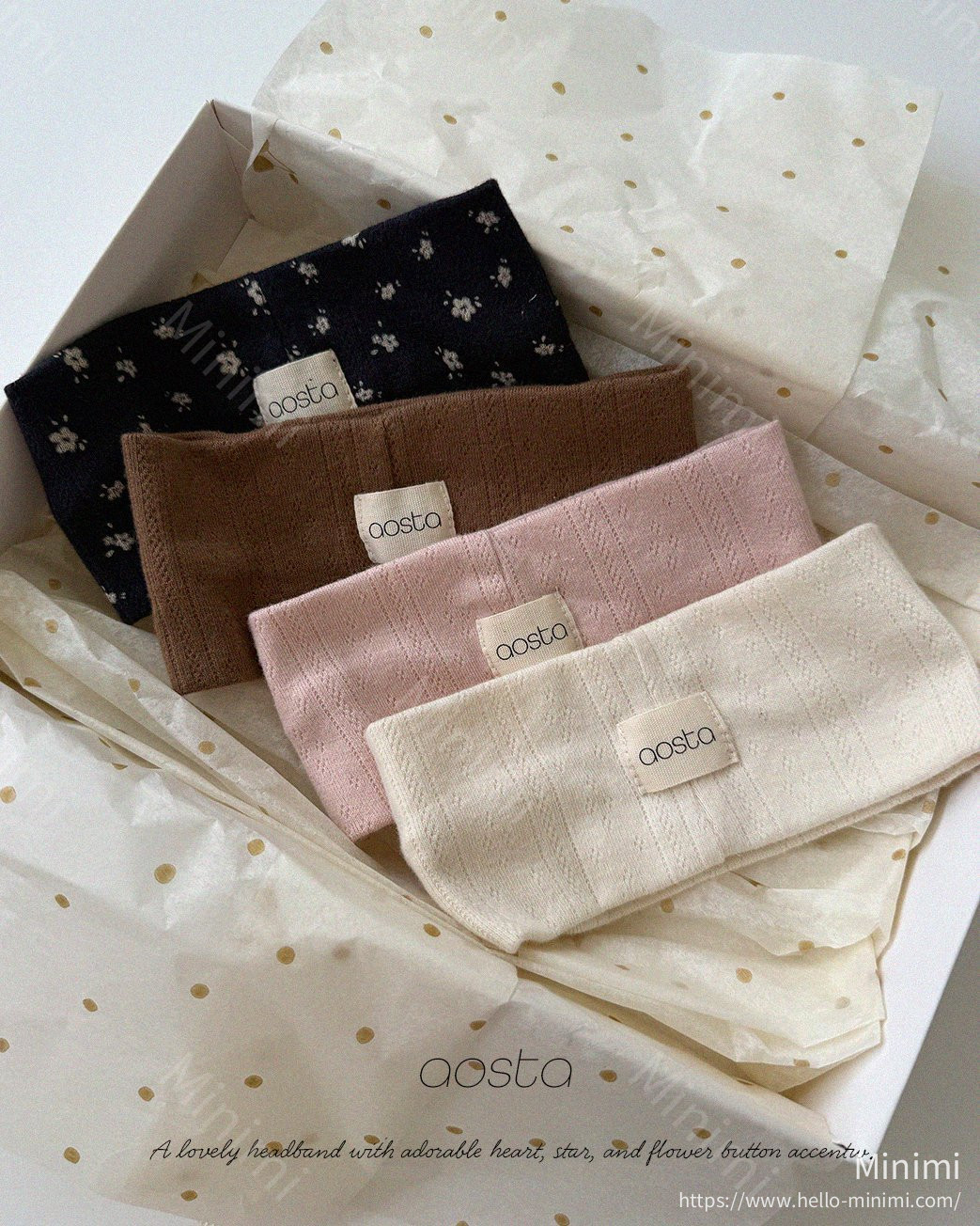 Aosta atelier Star Candy Headband 細節圖 35