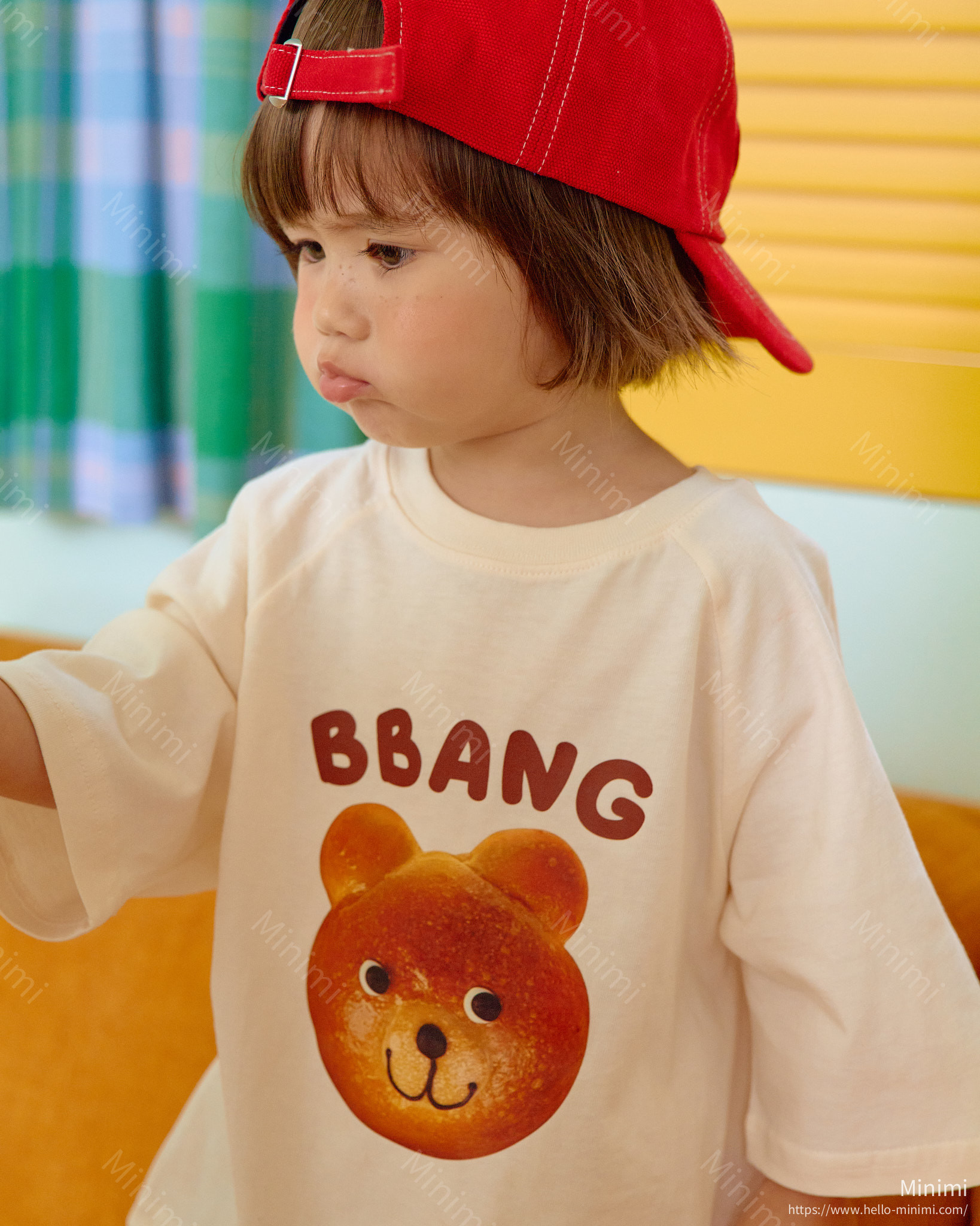 oott bebe Bread Raglan T-shirt (Kids) 細節圖 23