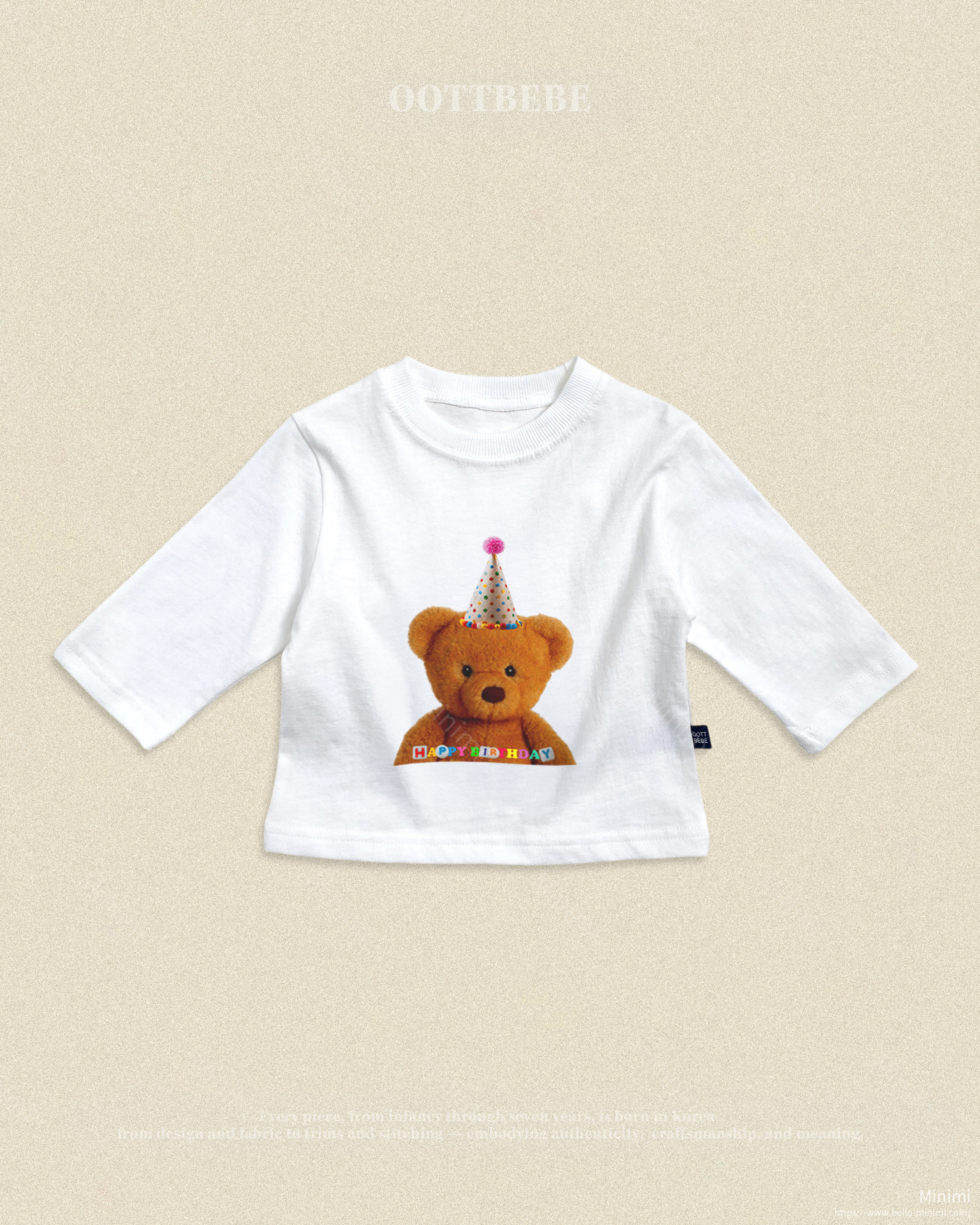 oott bebe Puppy Series T-shirt (Kids) 細節圖 6
