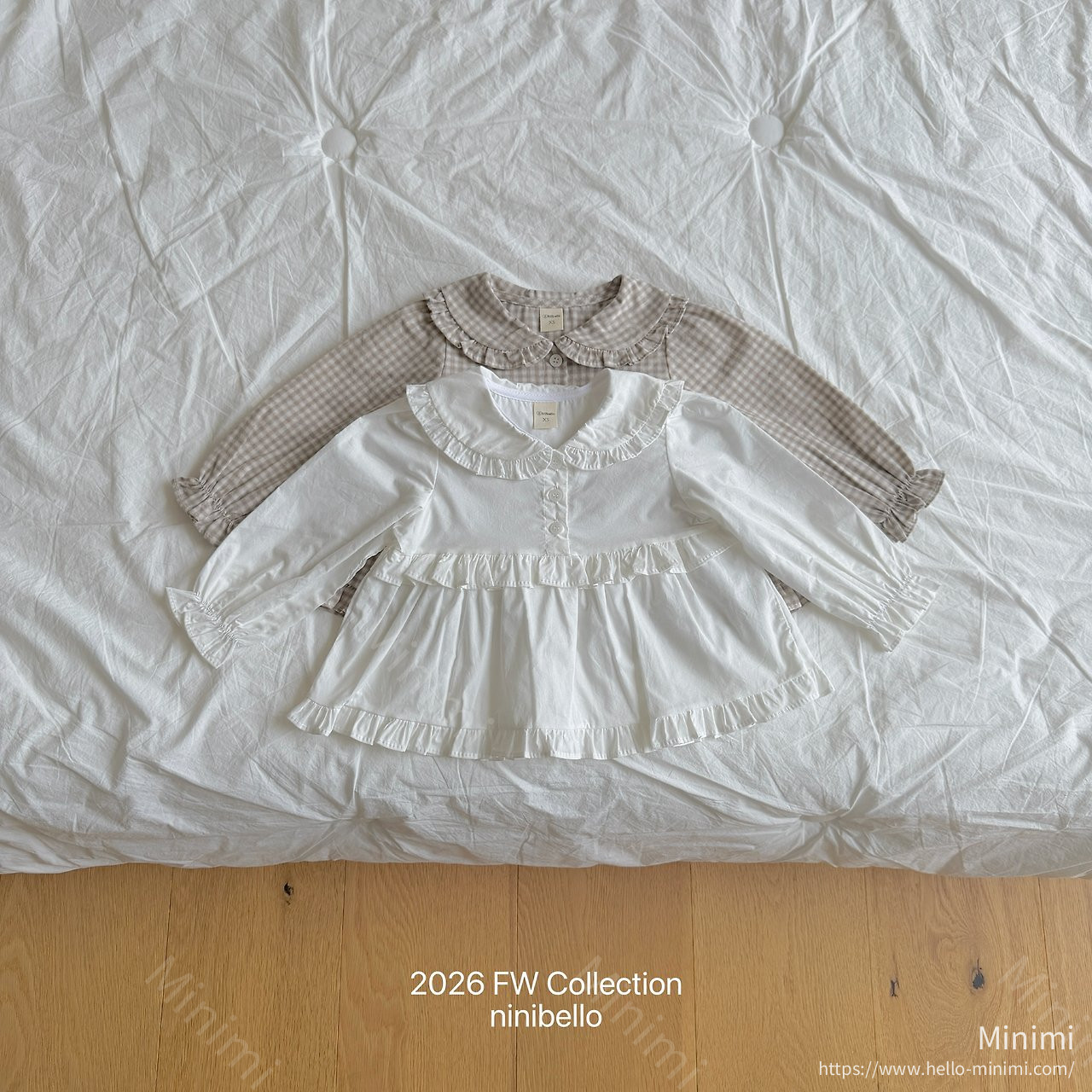 ninibello Wendy Collar Blouse - 韓國童裝代購主圖