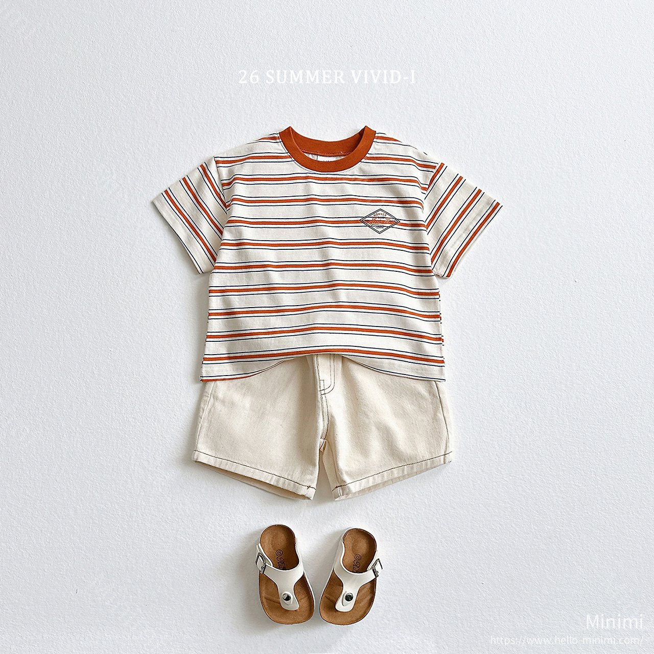 VIVID-I Diamond Logo Striped T-Shirt 細節圖 10