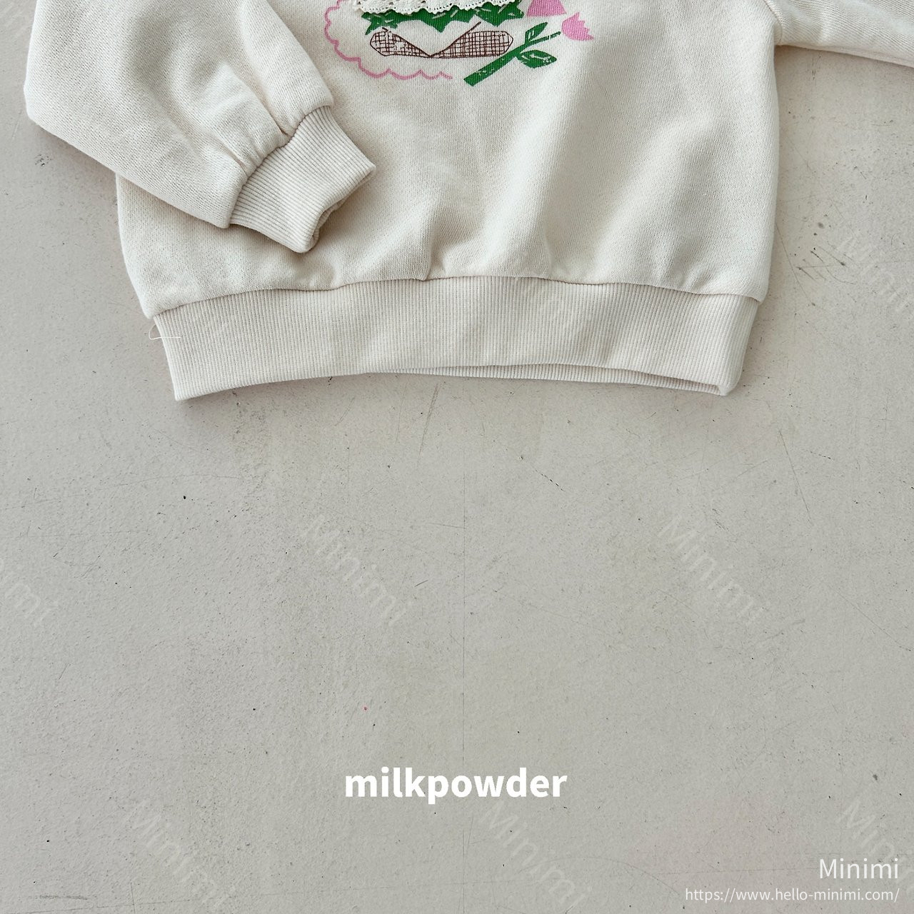 milkpowder Burger Sweatshirt 細節圖 9