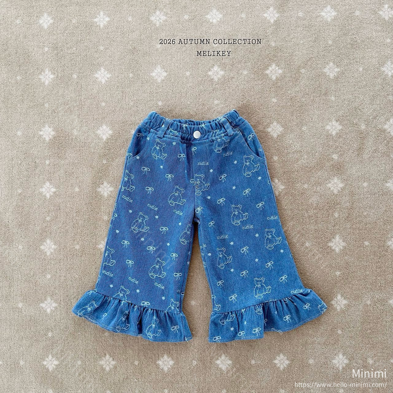 Melikey Bear Frill Jeans 細節圖 3