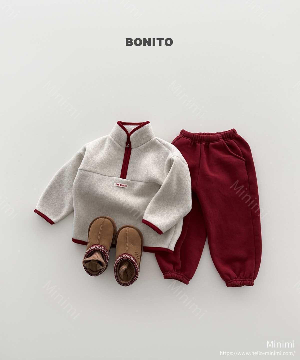 BONITO Cotton Candy Colorblock Half-Zip 細節圖 4