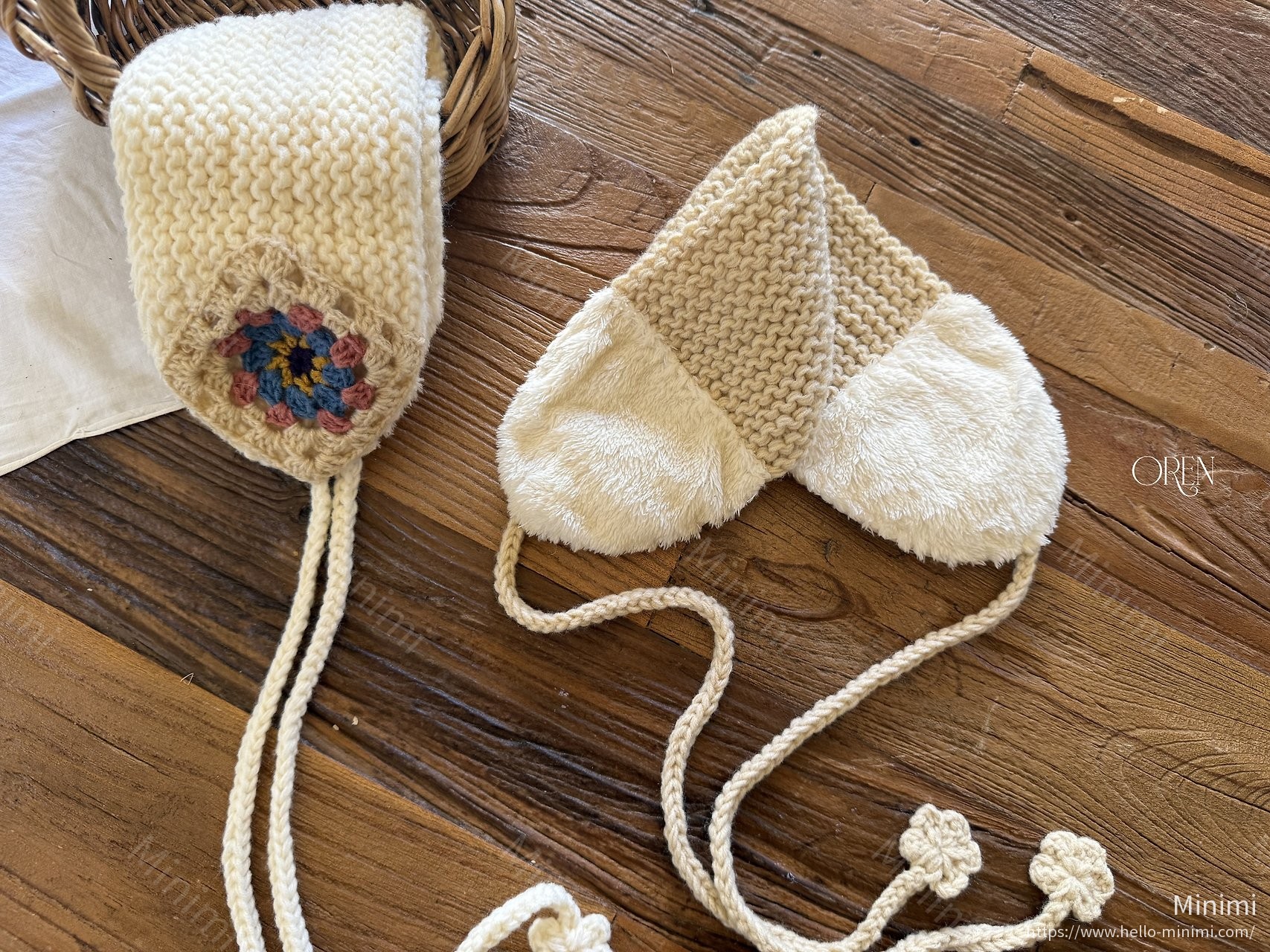 Oren Handknit Flower Hairband 細節圖 19