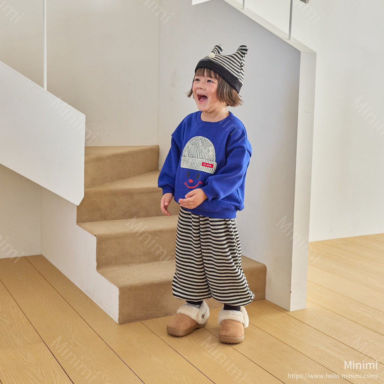 1st BLUE Hat Print Sweatshirt 細節圖 6