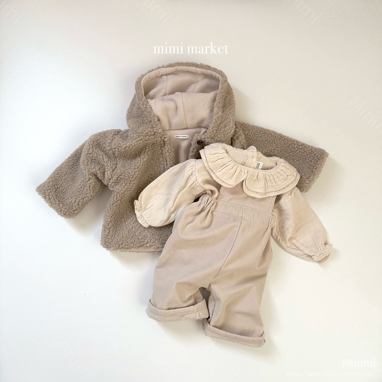 mimi-market Dumble Hood Coat 細節圖 1