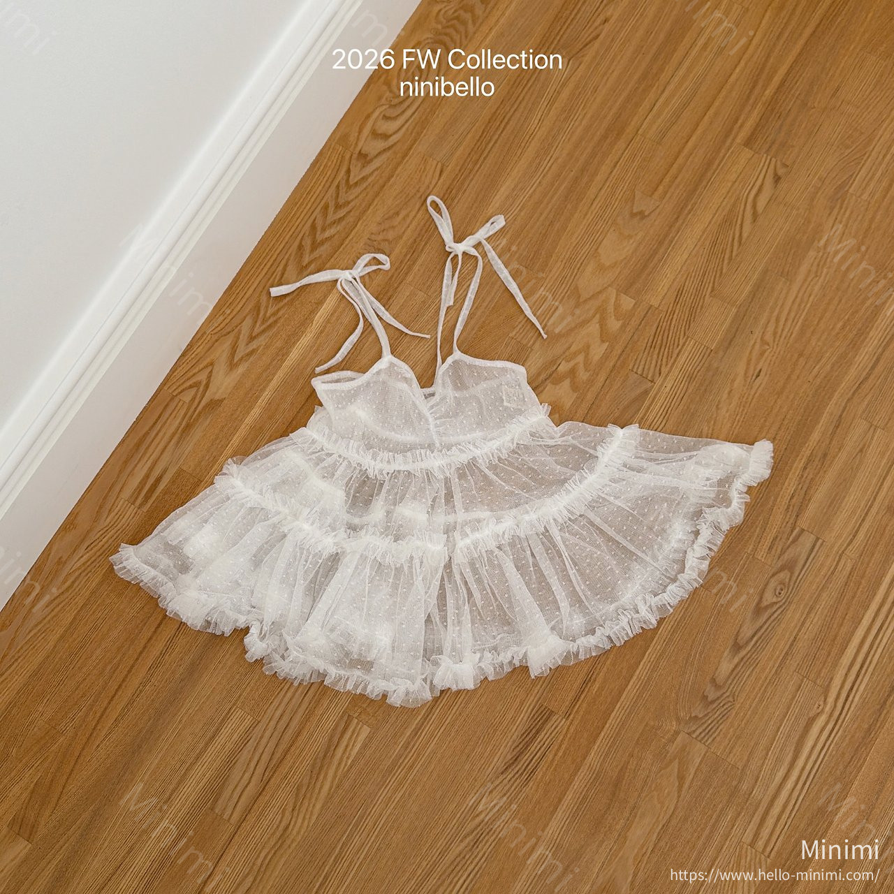 ninibello Tulle Layered Dress - 韓國童裝代購主圖