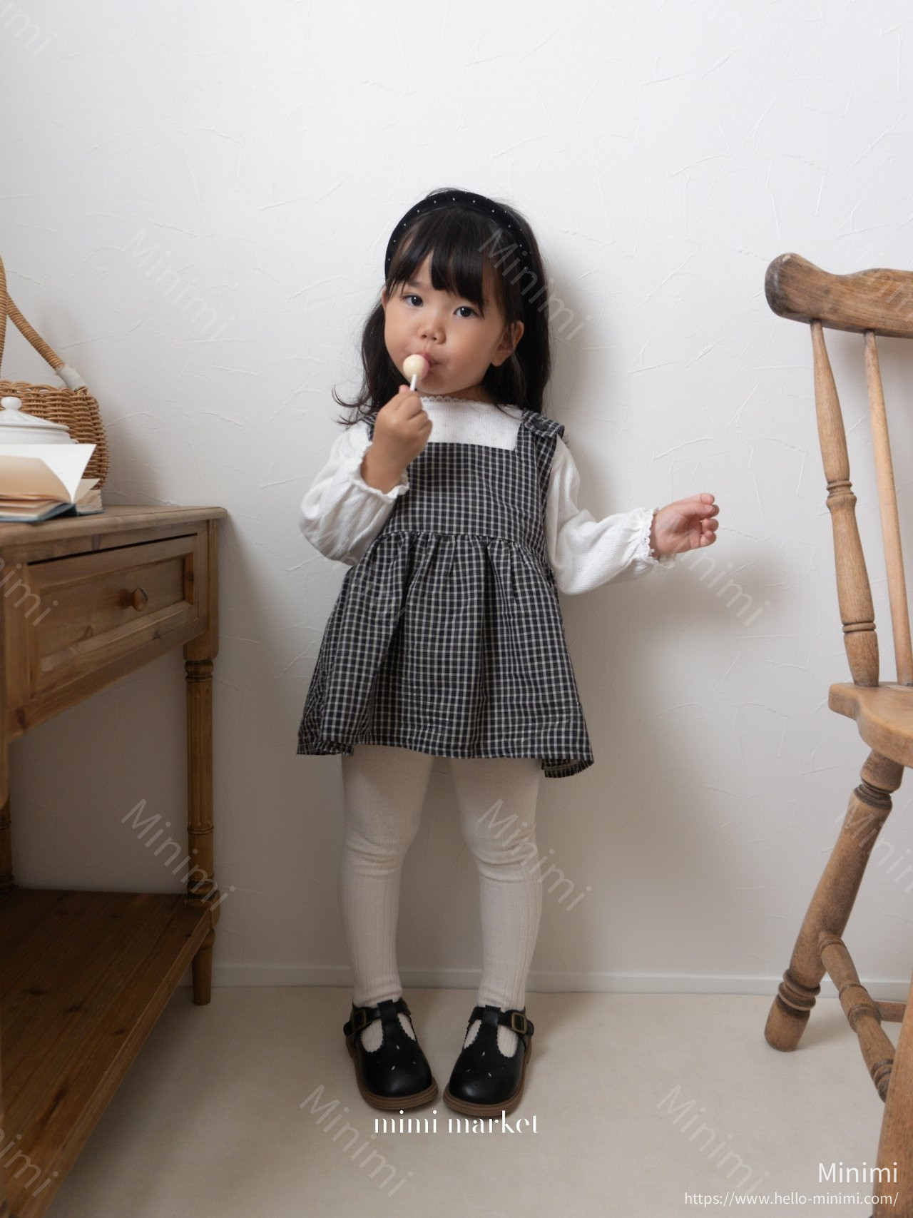 mimi-market Lona Suspender Dress 細節圖 1
