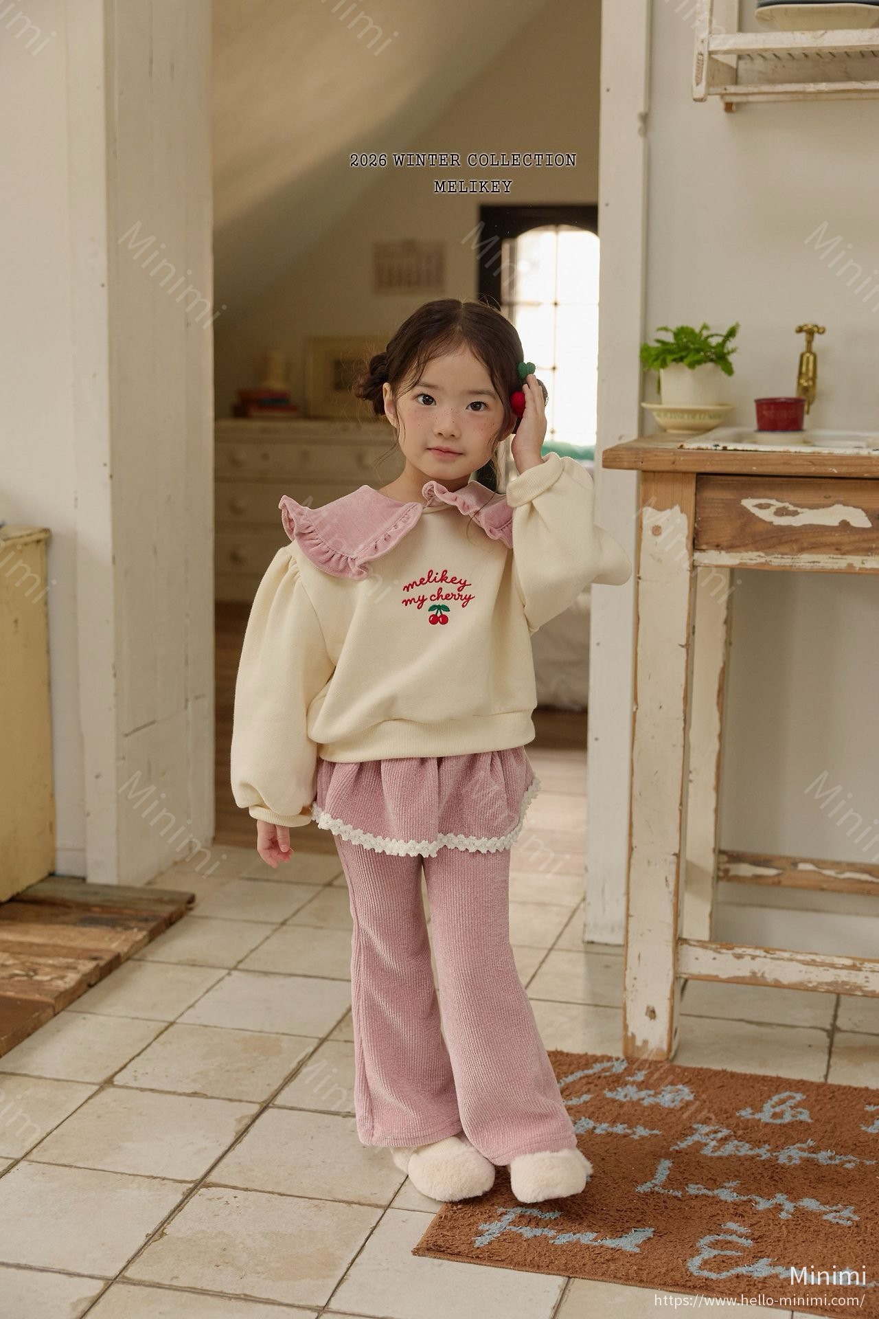 Melikey Cherry Collar Sweatshirt 細節圖 2