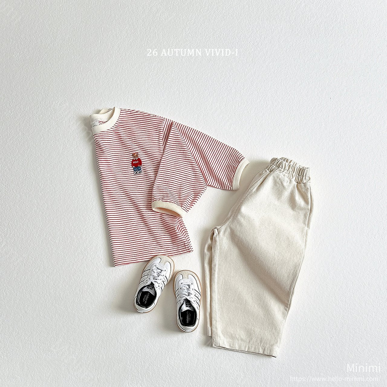 VIVID-I Signature Bear Stripe T-shirt 細節圖 11