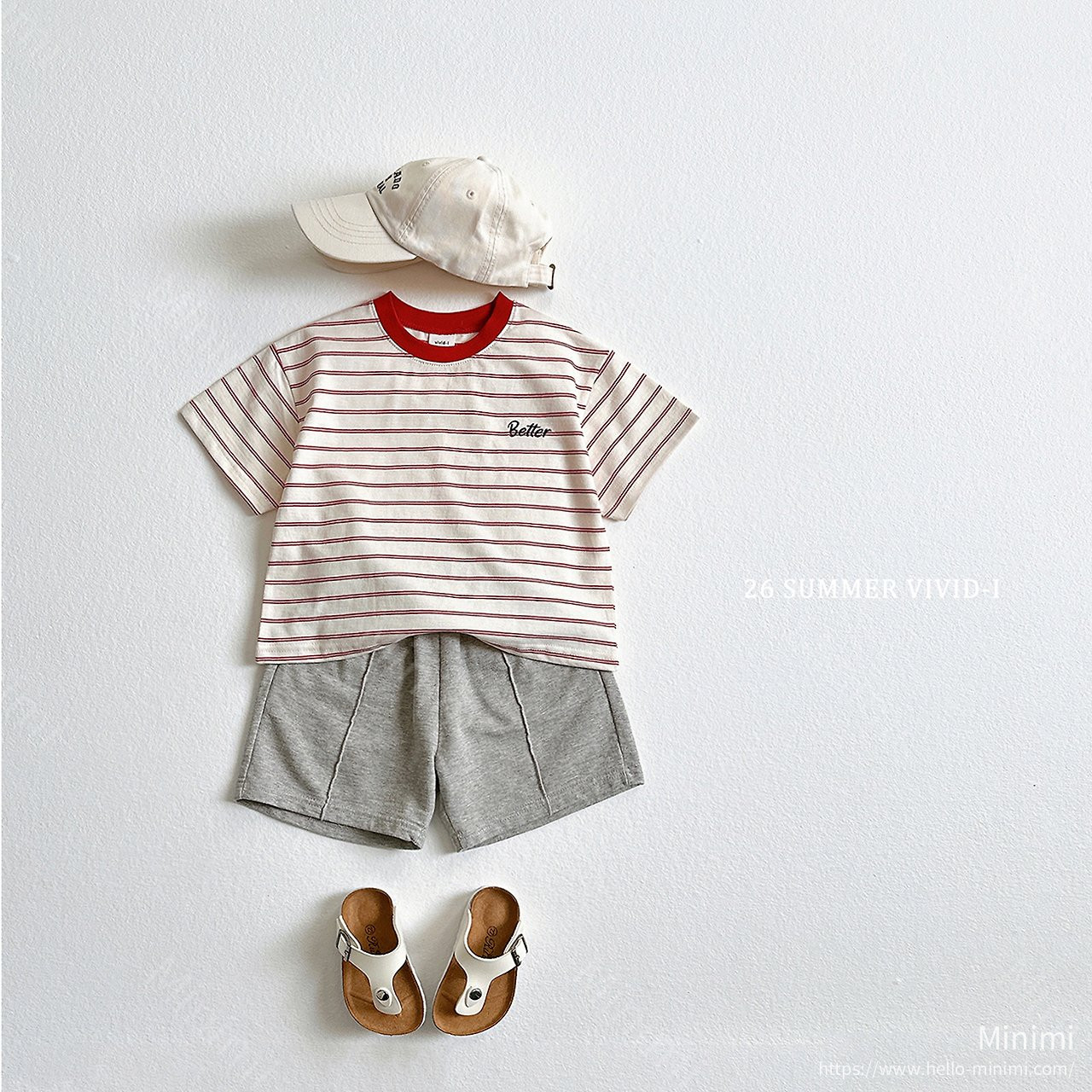 VIVID-I Better Embroidery Striped T-Shirt 細節圖 6