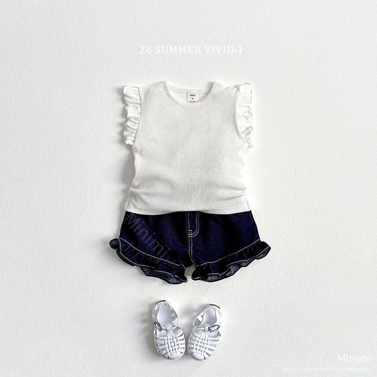 VIVID-I Ribbed Ruffle Sleeveless Top 細節圖 13