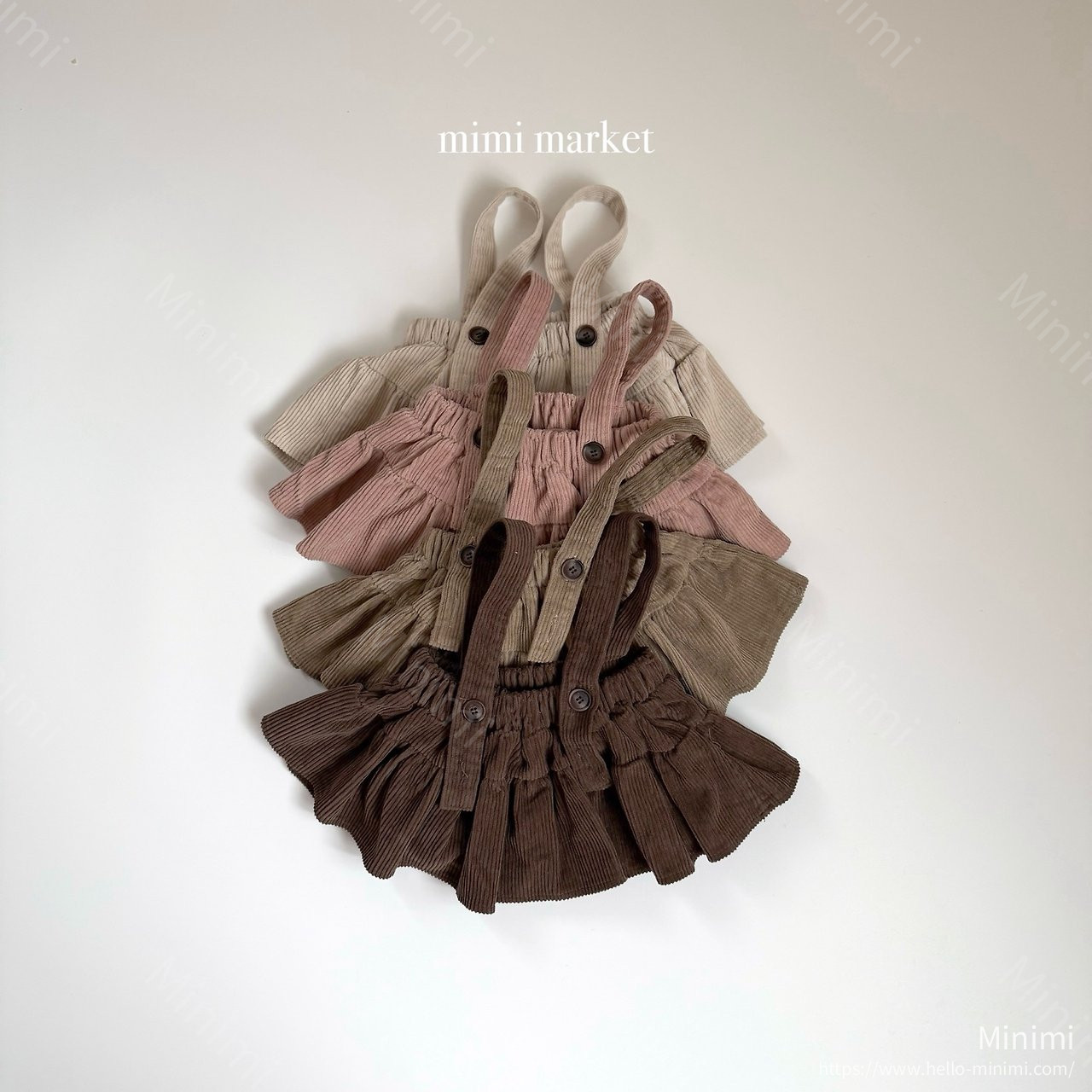 mimi-market Corduroy Cancan Skirt 細節圖 7