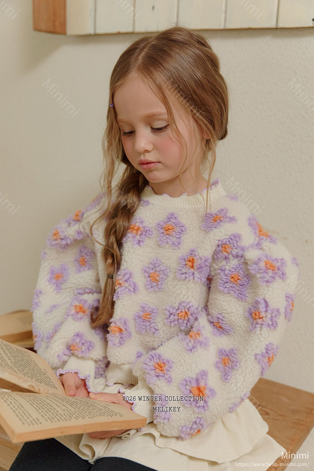 Melikey Flower Fluffy Sweatshirt 細節圖 8