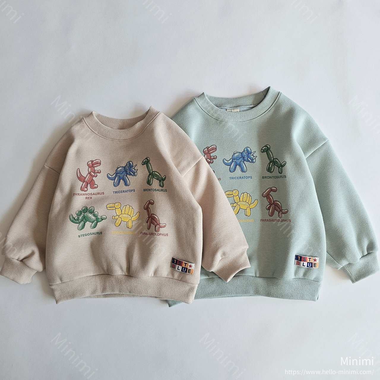 1st BLUE Balloon Dinosaur Sweatshirt 細節圖 1