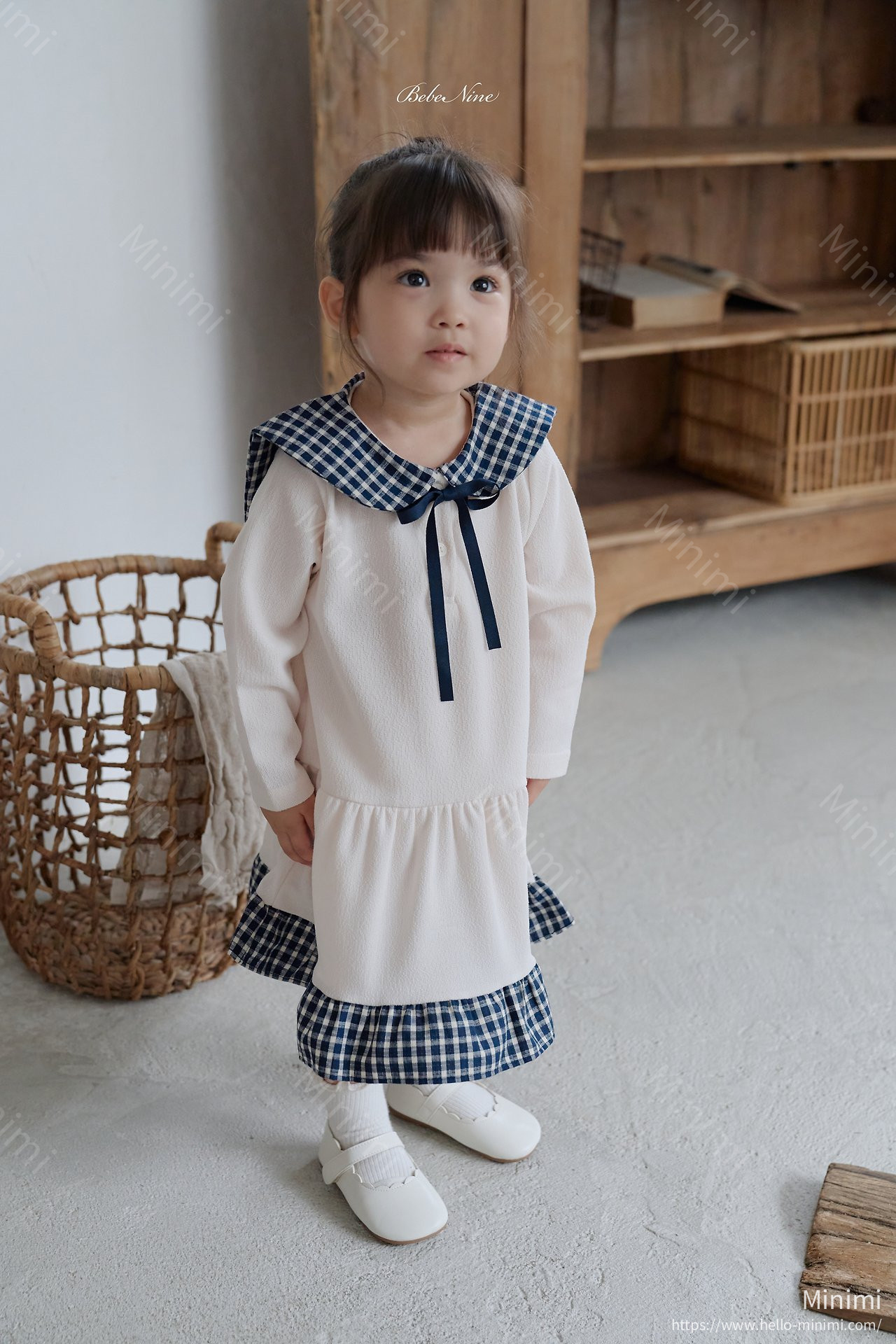 bebe nine Maison Check Dress 細節圖 7