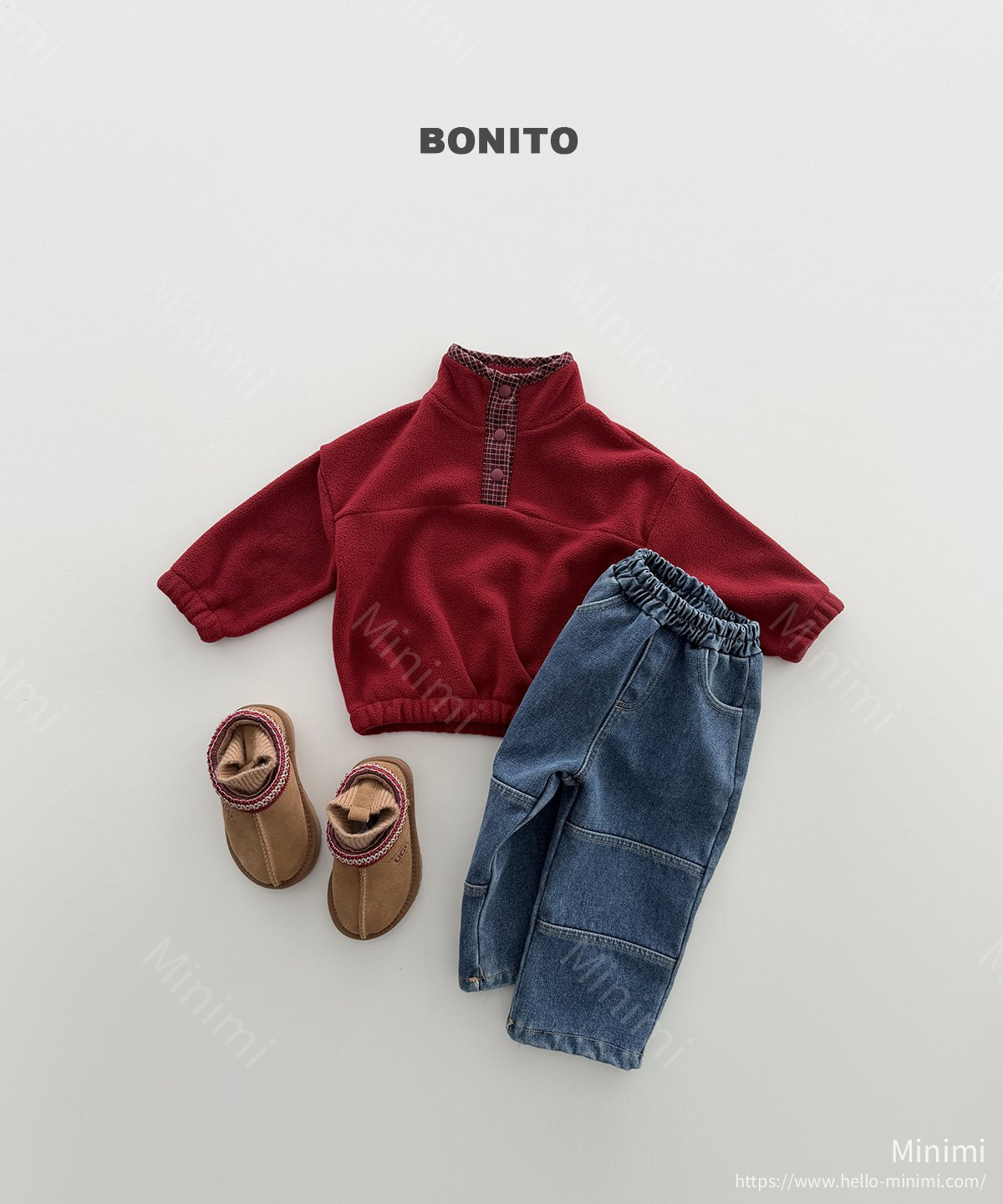 BONITO Check Binding Fleece 細節圖 2