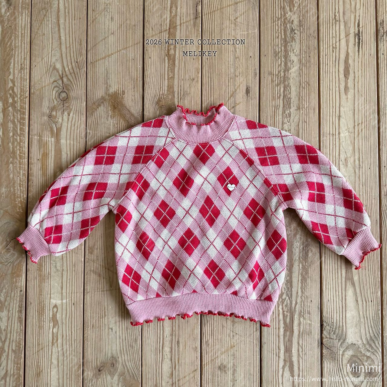 Melikey Ash Argyle Sweatshirt 細節圖 22
