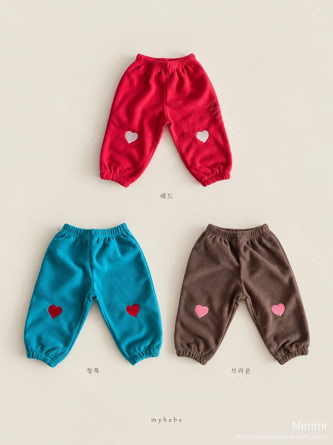 my_bébé Heart Fleece Pants 細節圖 17