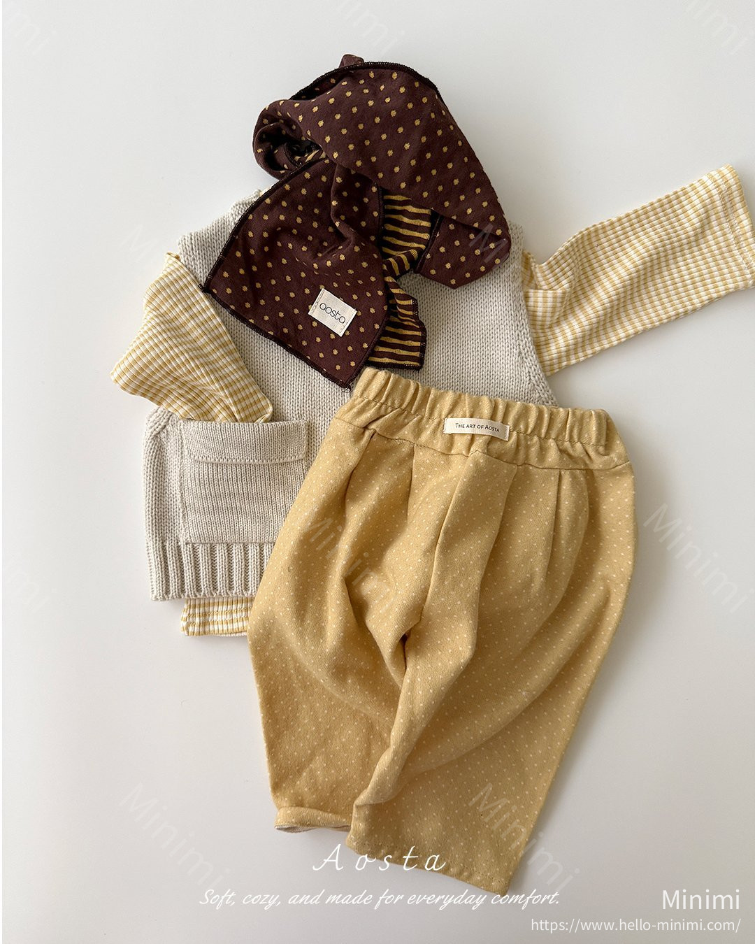 Aosta atelier Choco Chip Muffler 細節圖 14