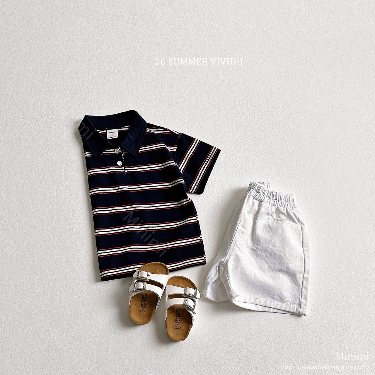 VIVID-I Multi Collar Striped T-Shirt 細節圖 15