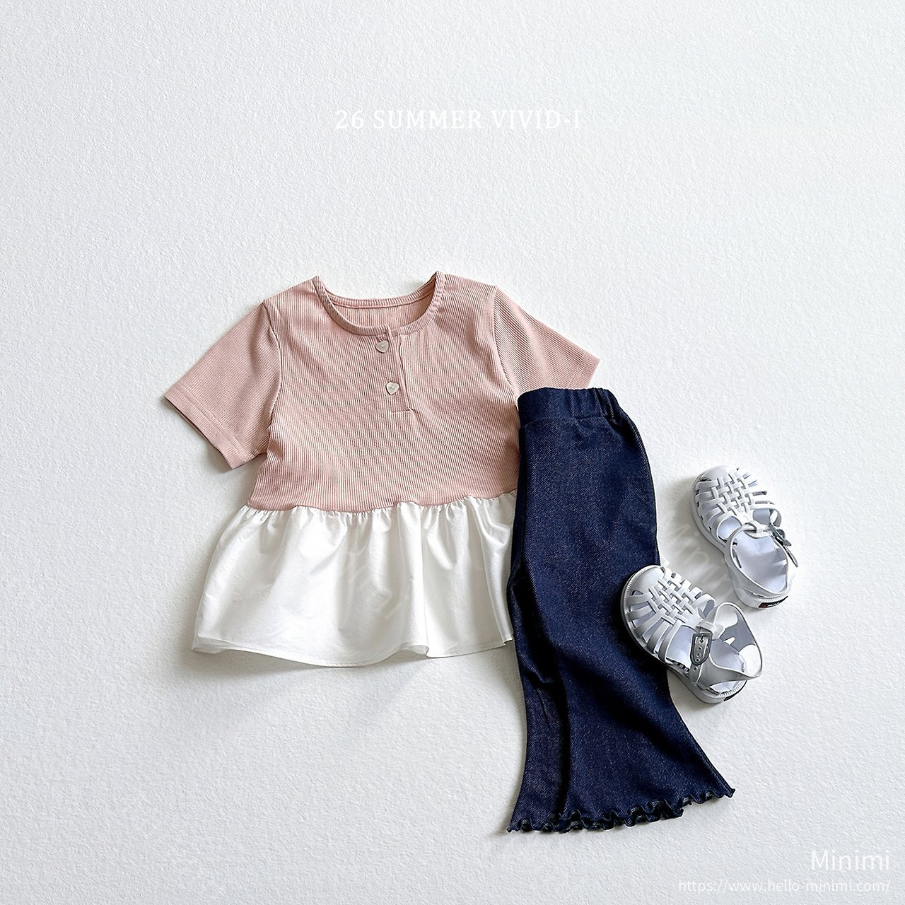 VIVID-I Summer Indigo Flared Cropped Pants 細節圖 10