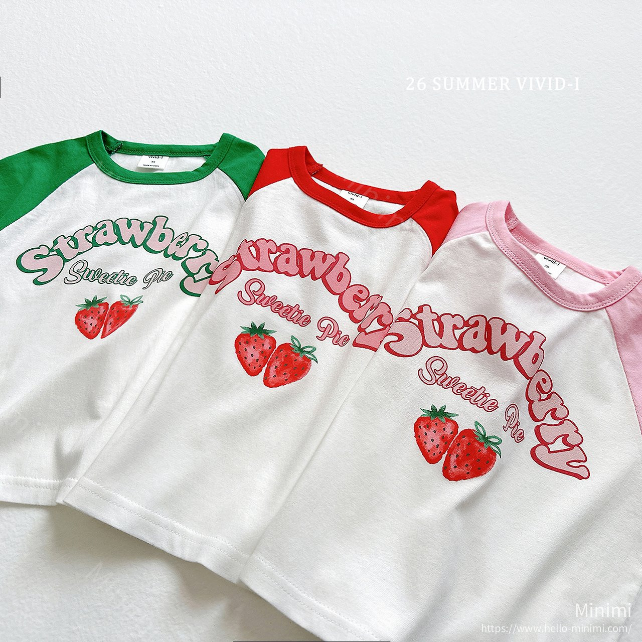 VIVID-I Strawberry Raglan T-Shirt 細節圖 18